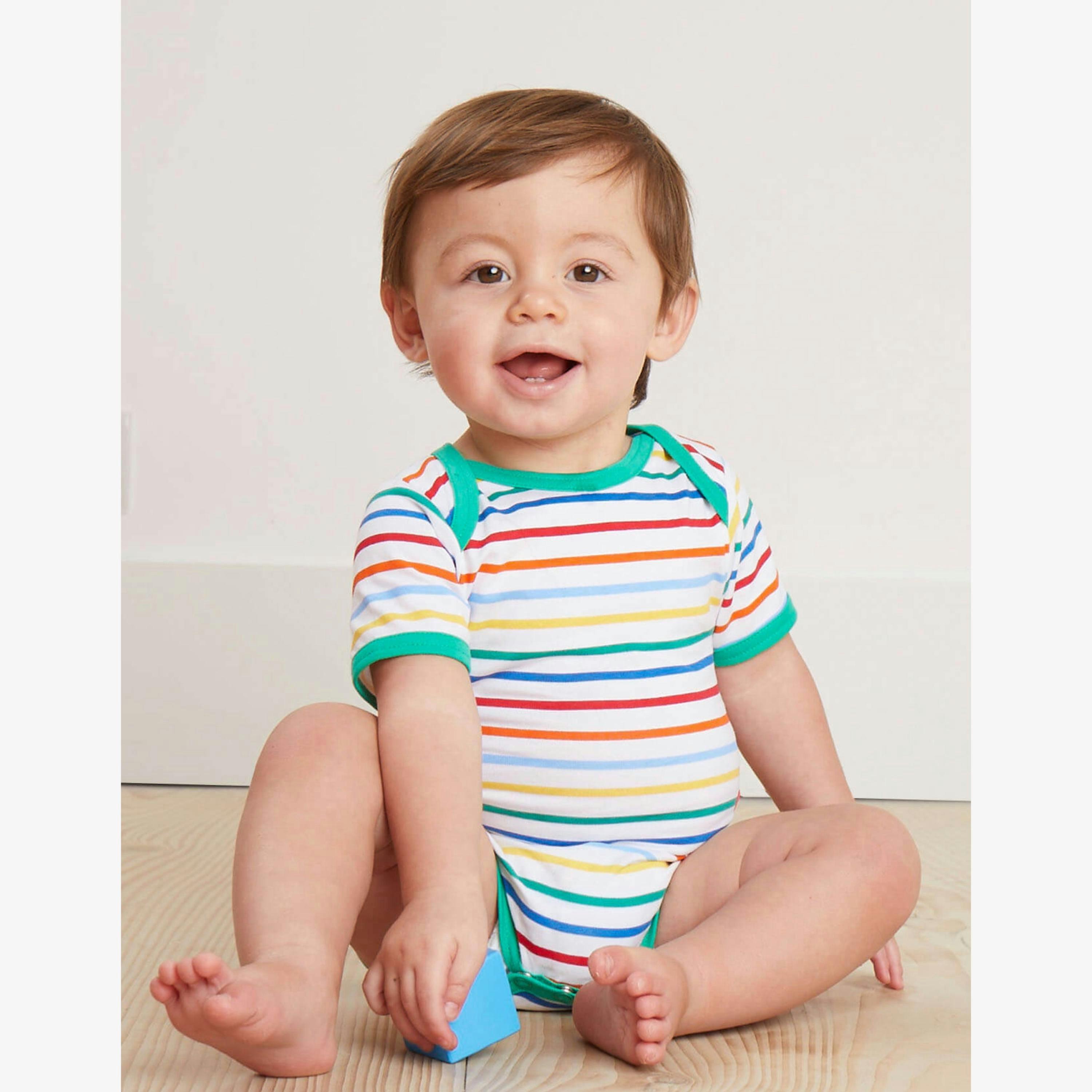 Organic Rainbow Print Baby Gift Set , view 3 of 3