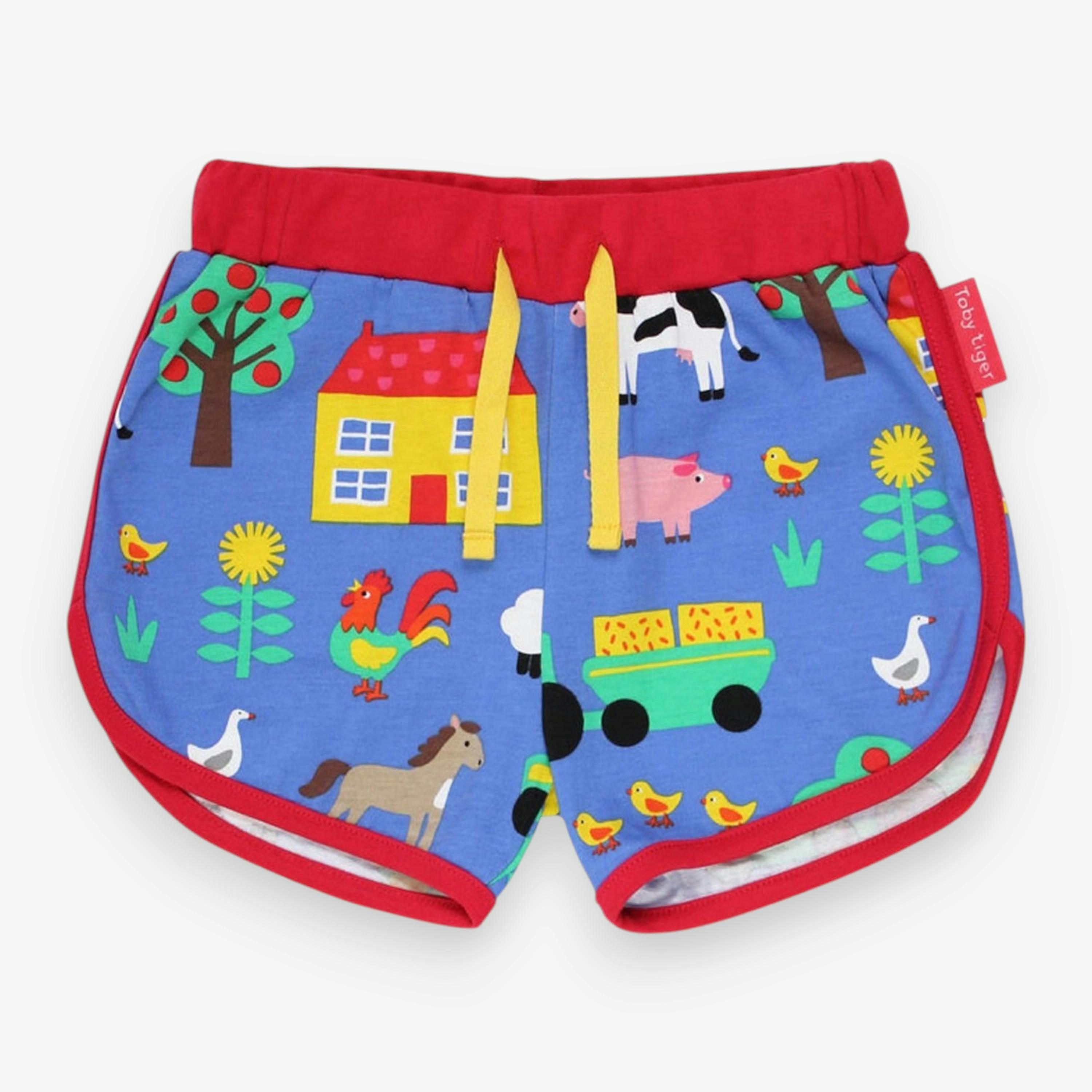 Organic Farm Print Running Shorts , view 1 of 1