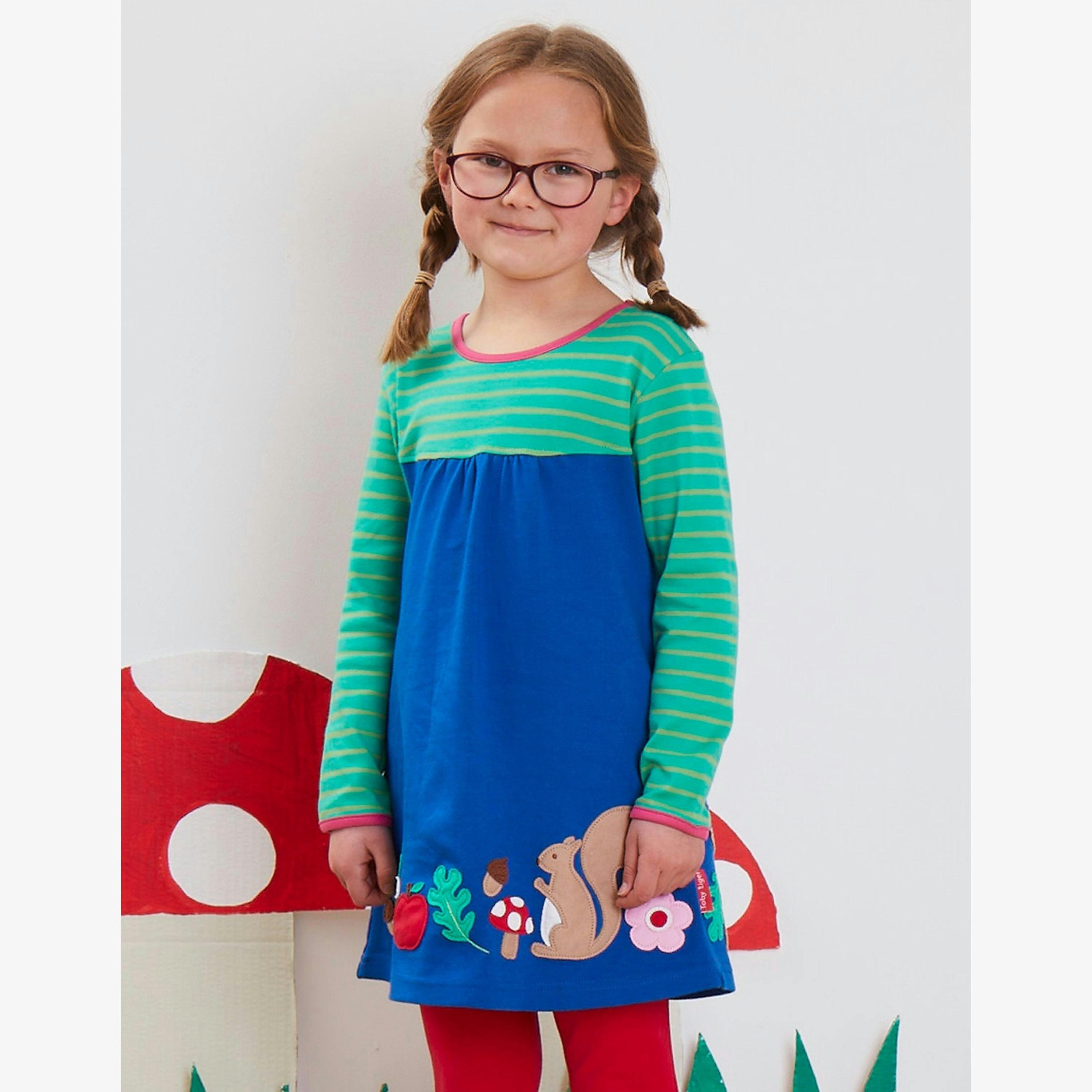 Organic Forest Adventure Applique T-Shirt Dress , view 2 of 2
