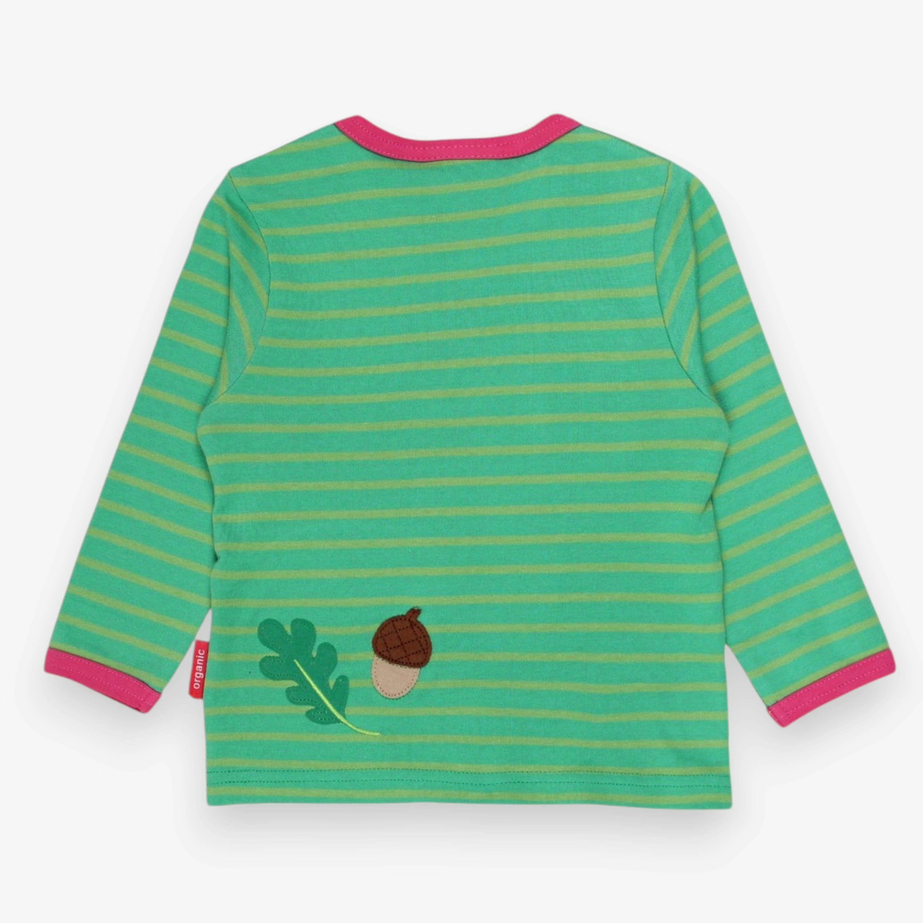 Organic Squirrel Applique Long-Sleeved T-Shirt , view 3 of 3
