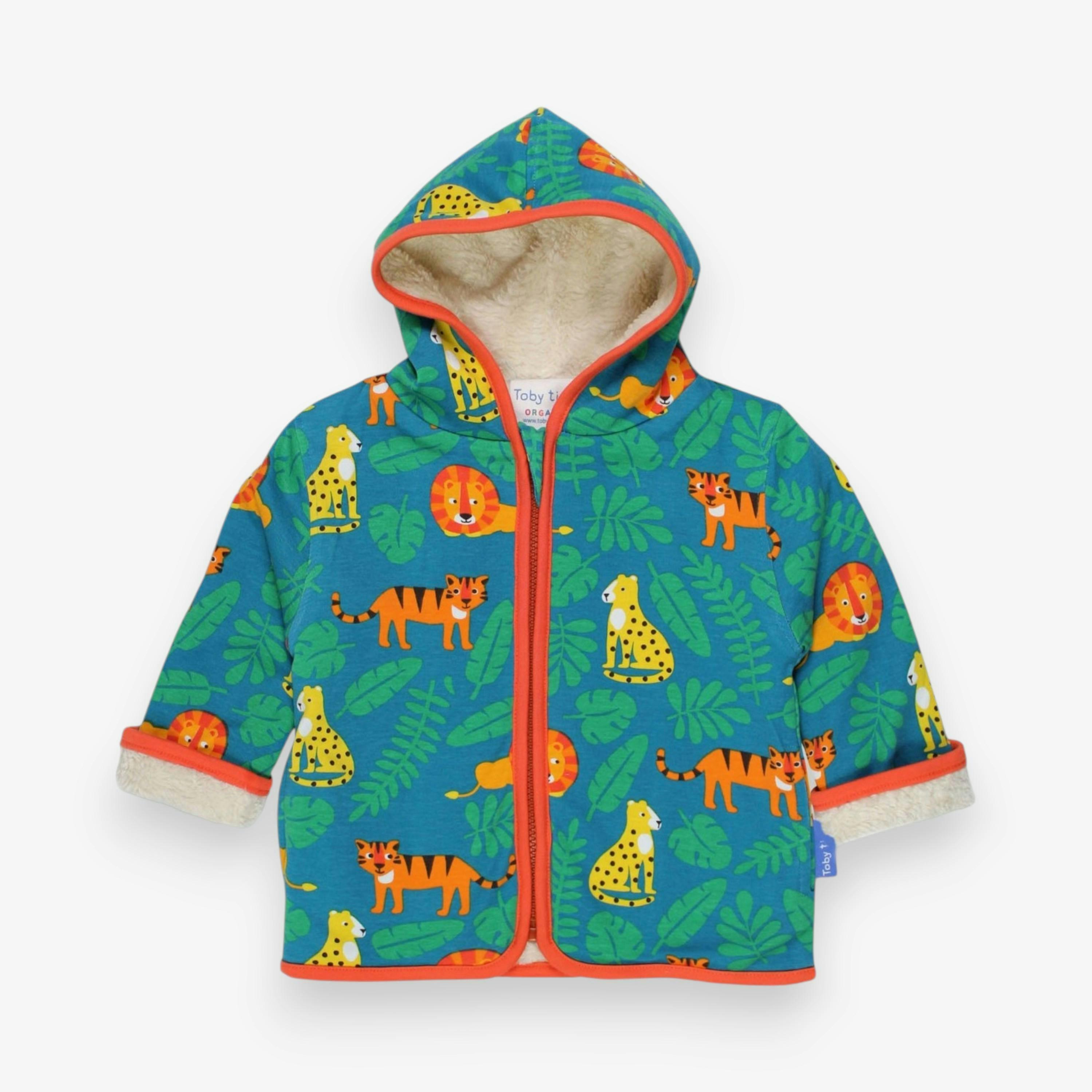 Organic Wild Cats Fleece Hoodie , view 1 of 2