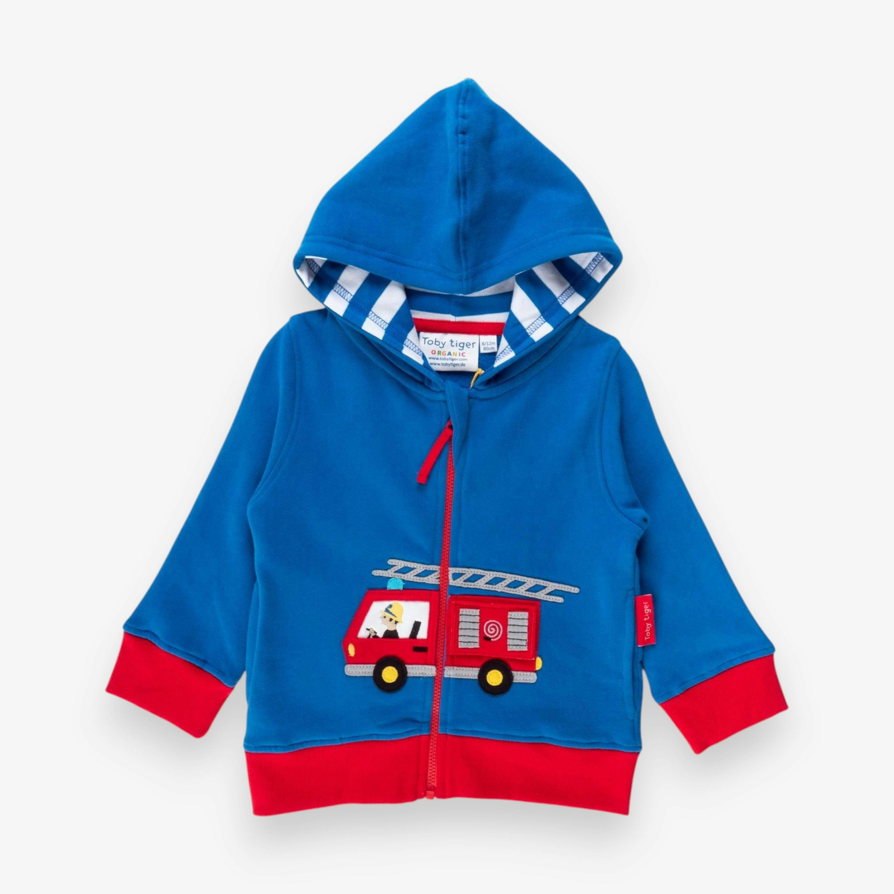 Organic Fire Engine Applique Hoodie , view 1 of 1