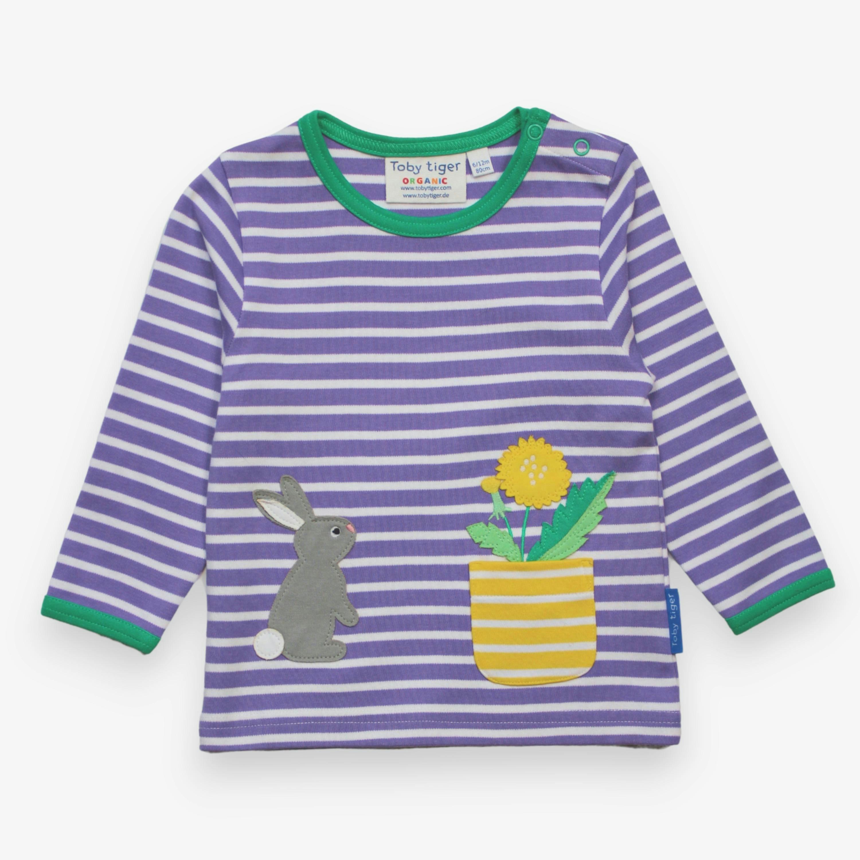 Organic Spring Applique Long-Sleeved T-Shirt , view 1 of 1
