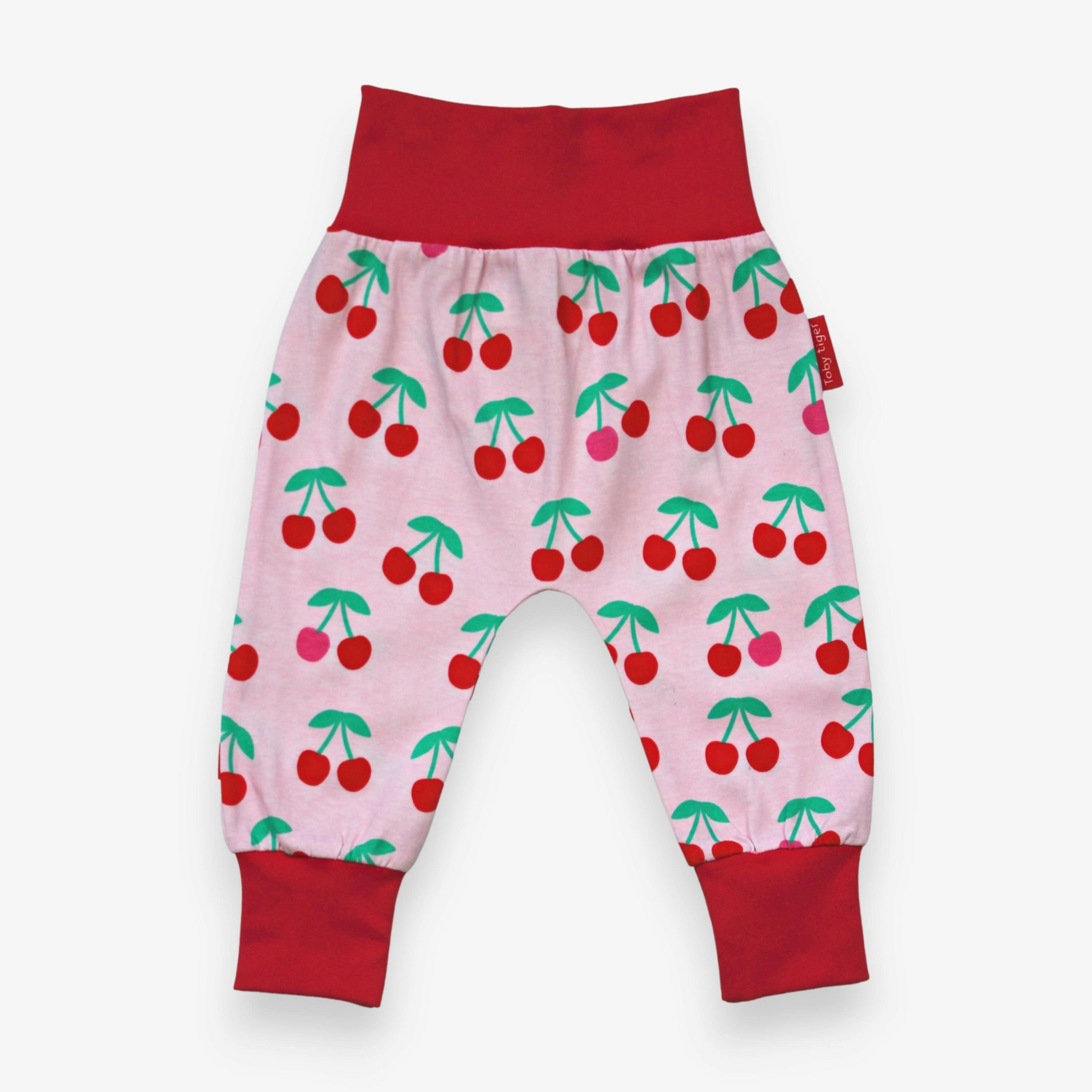 Organic Cherry Print Yoga Pants , view 1 of 1