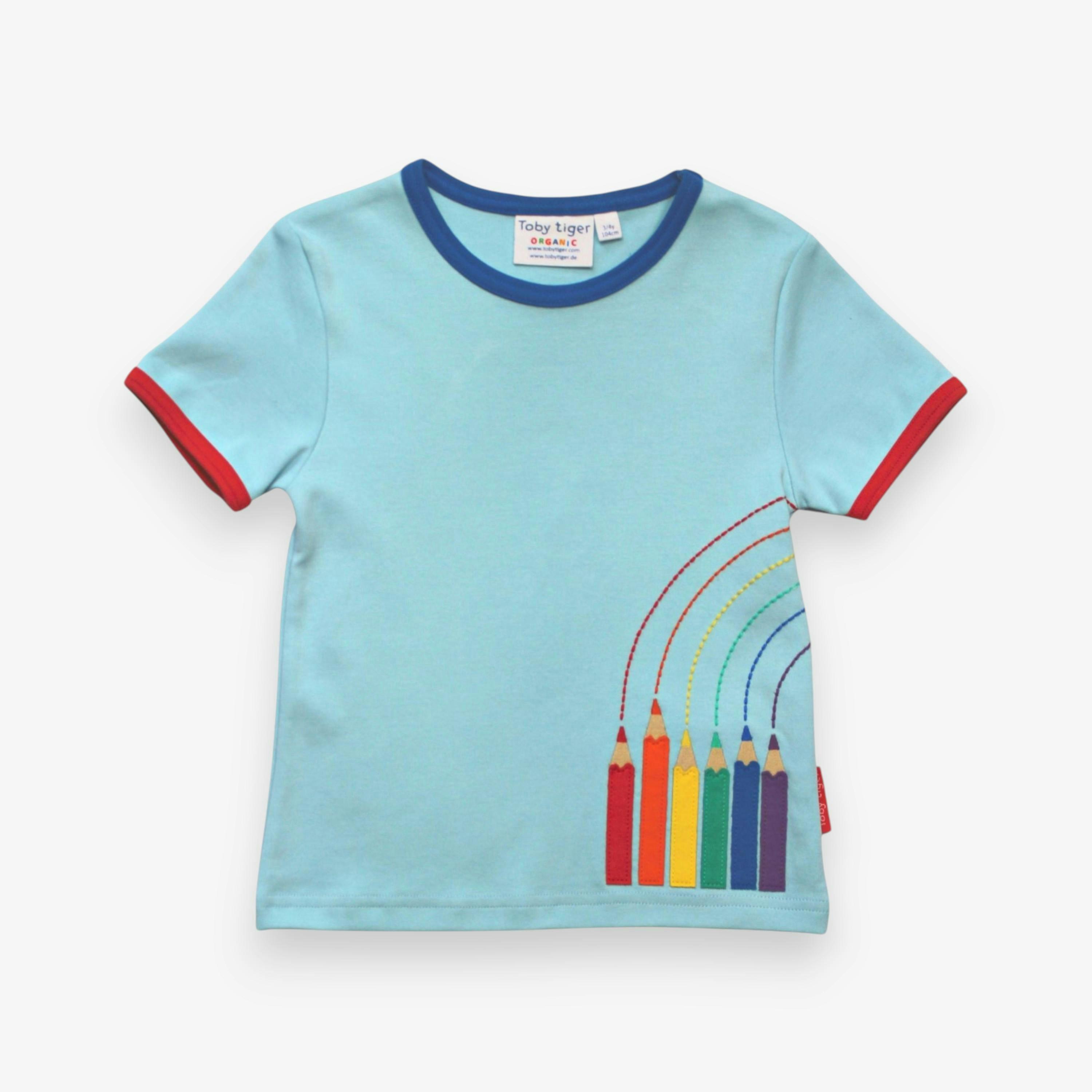 Organic Art Applique Short-Sleeved T-Shirt , view 1 of 2