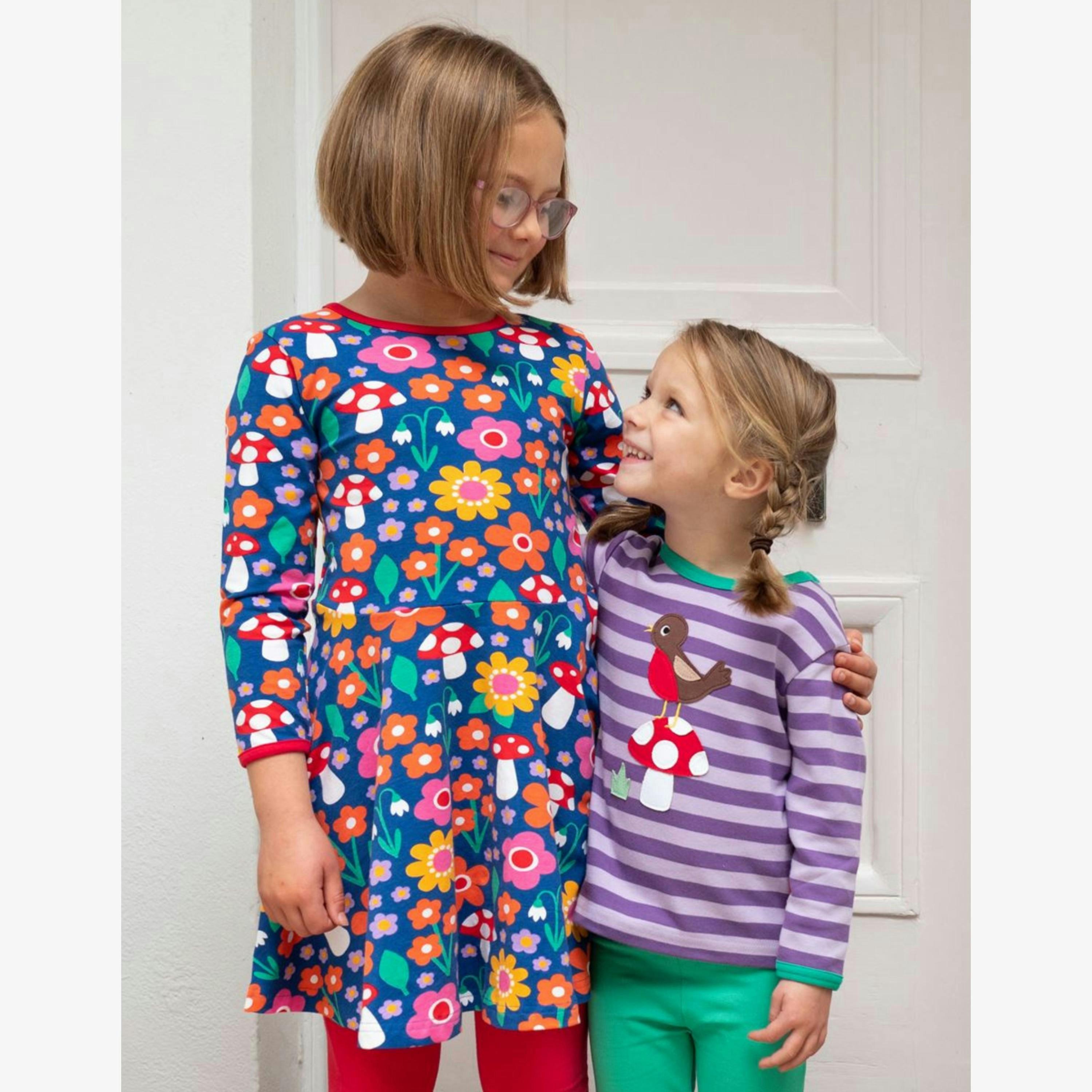 Organic Robin Applique Long-Sleeved T-Shirt , view 3 of 3