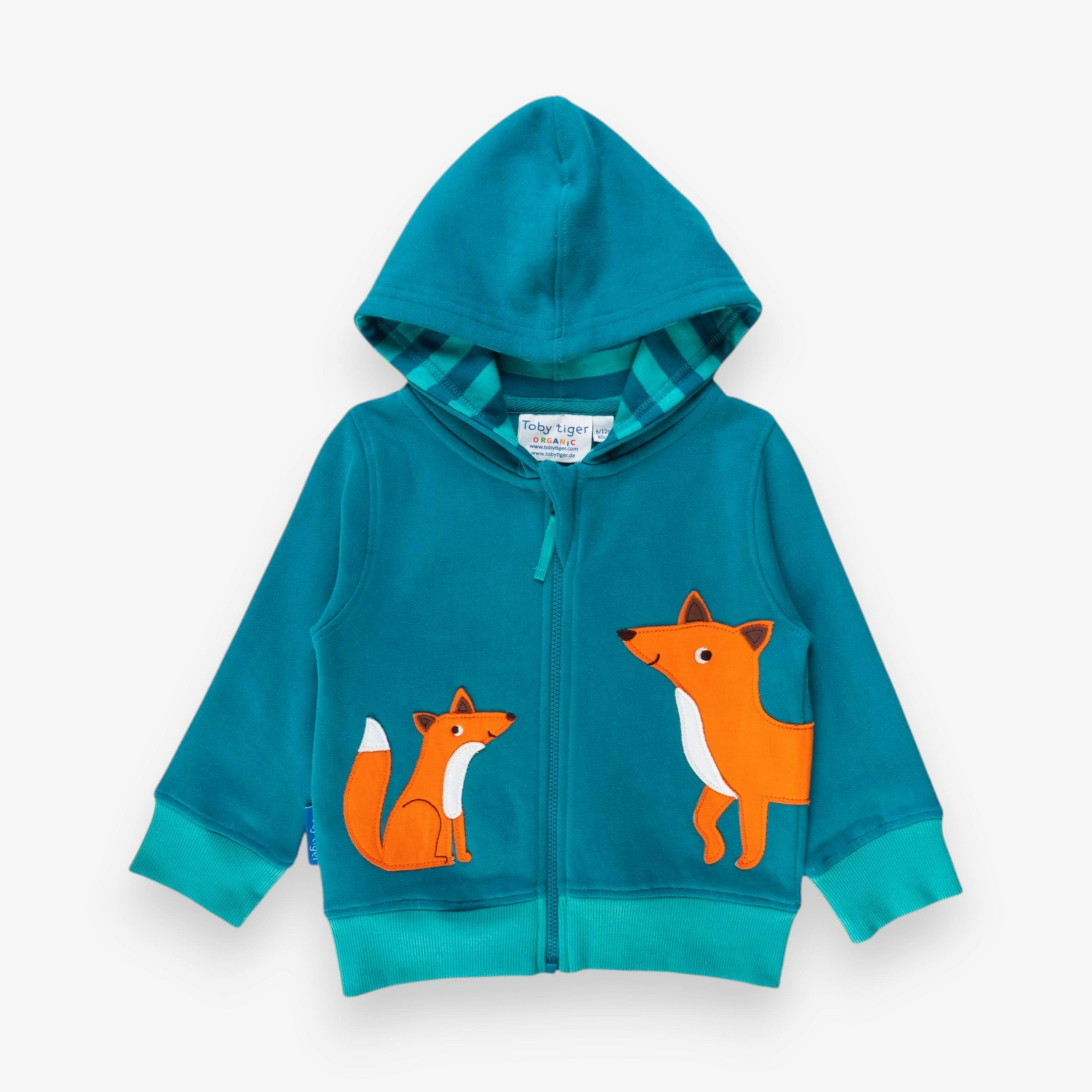 Organic Fox Applique Hoodie , view 1 of 4
