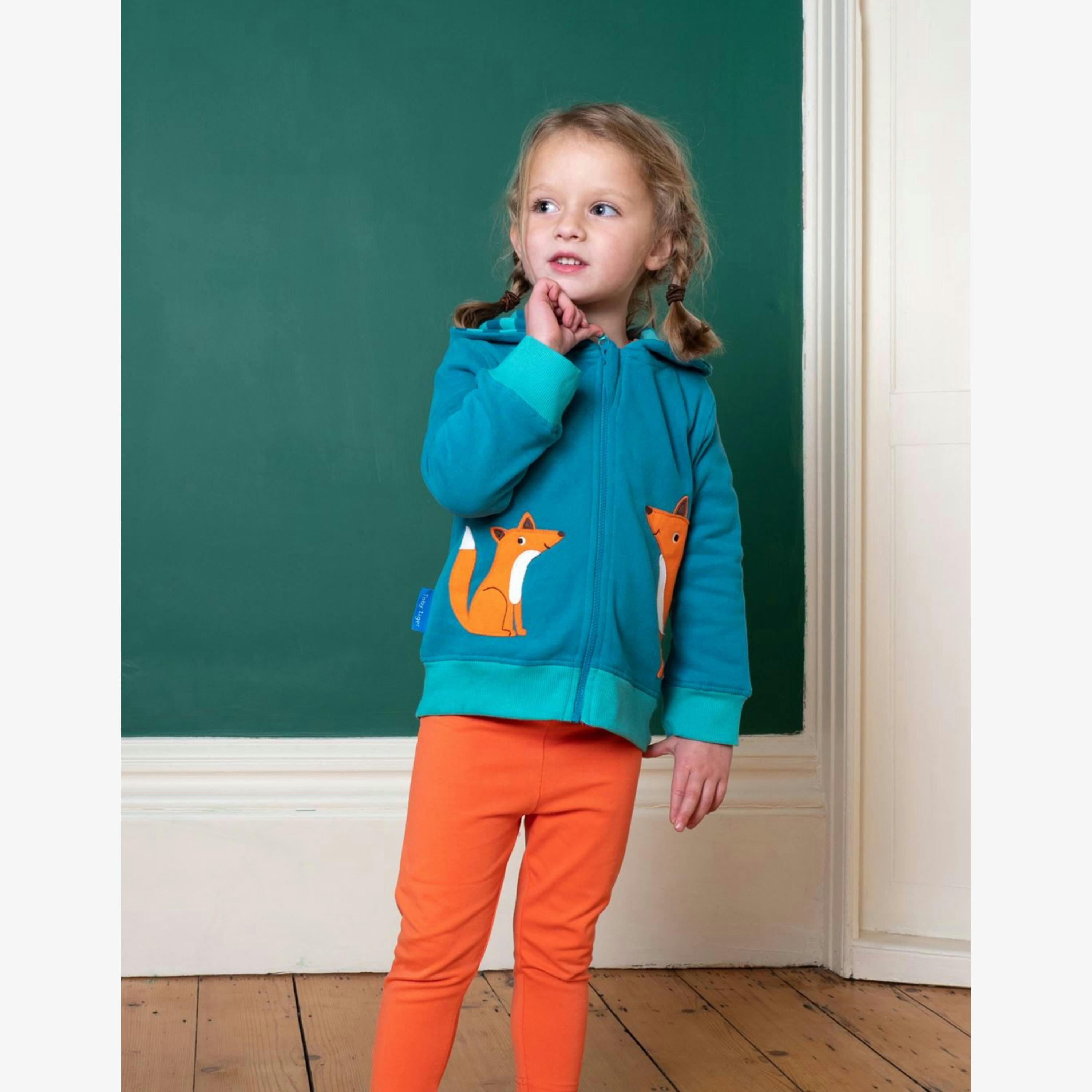 Organic Fox Applique Hoodie , view 2 of 4