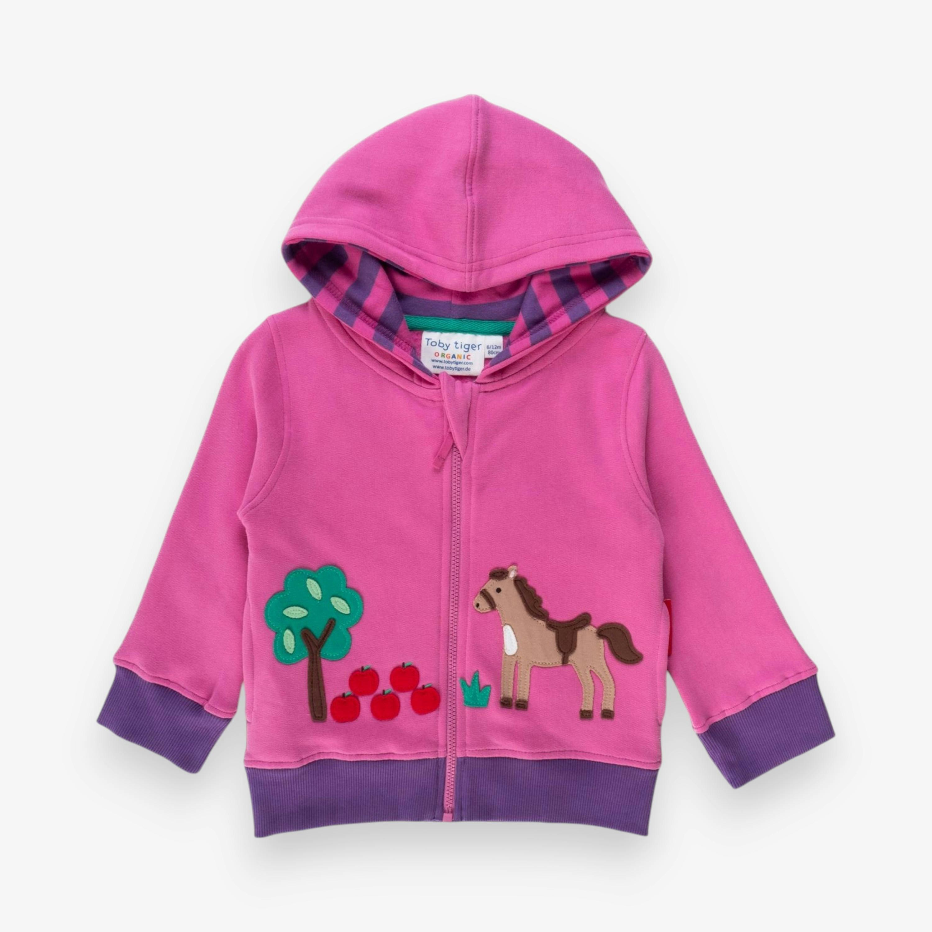 Organic Horse Applique Hoodie , view 1 of 3