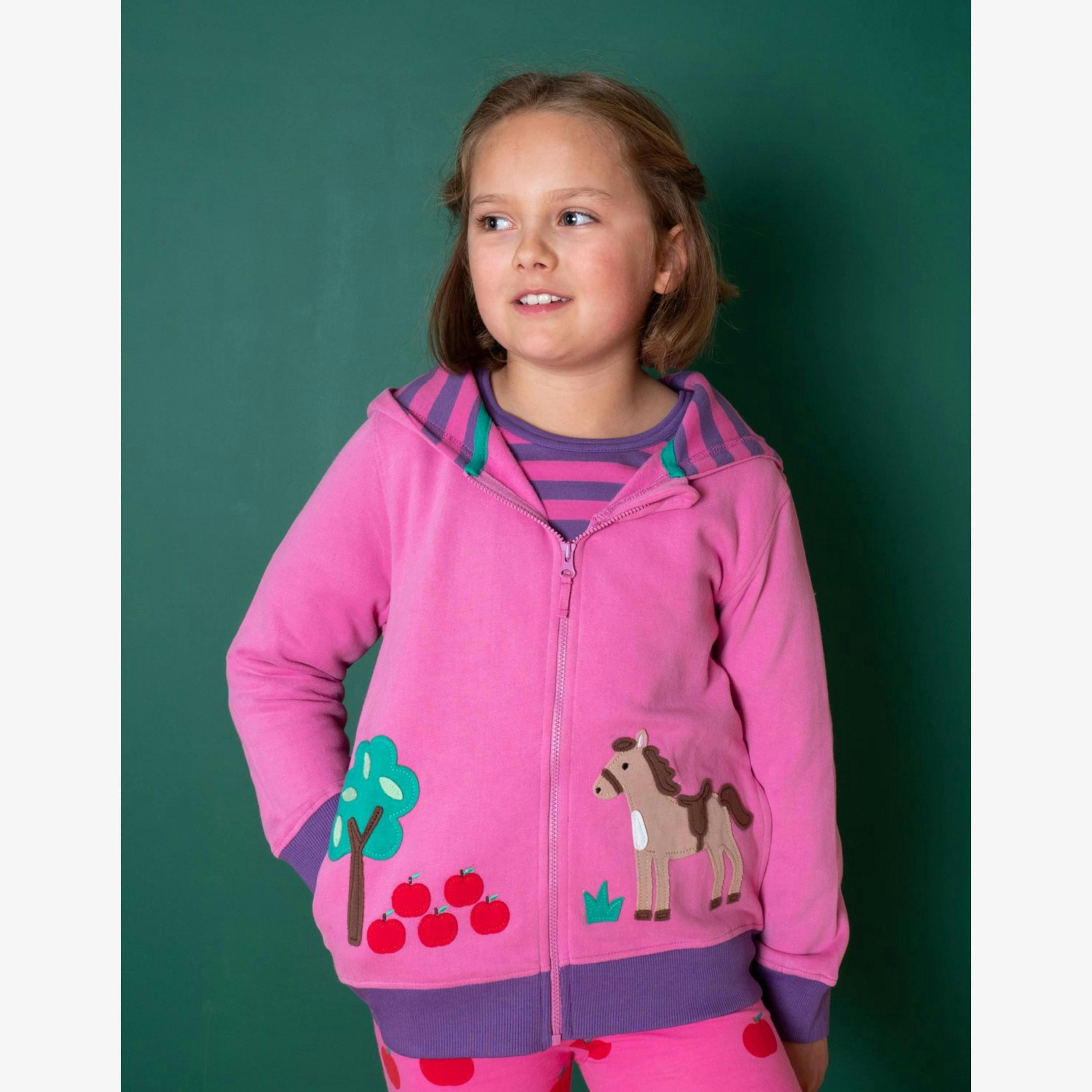 Organic Horse Applique Hoodie , view 2 of 3