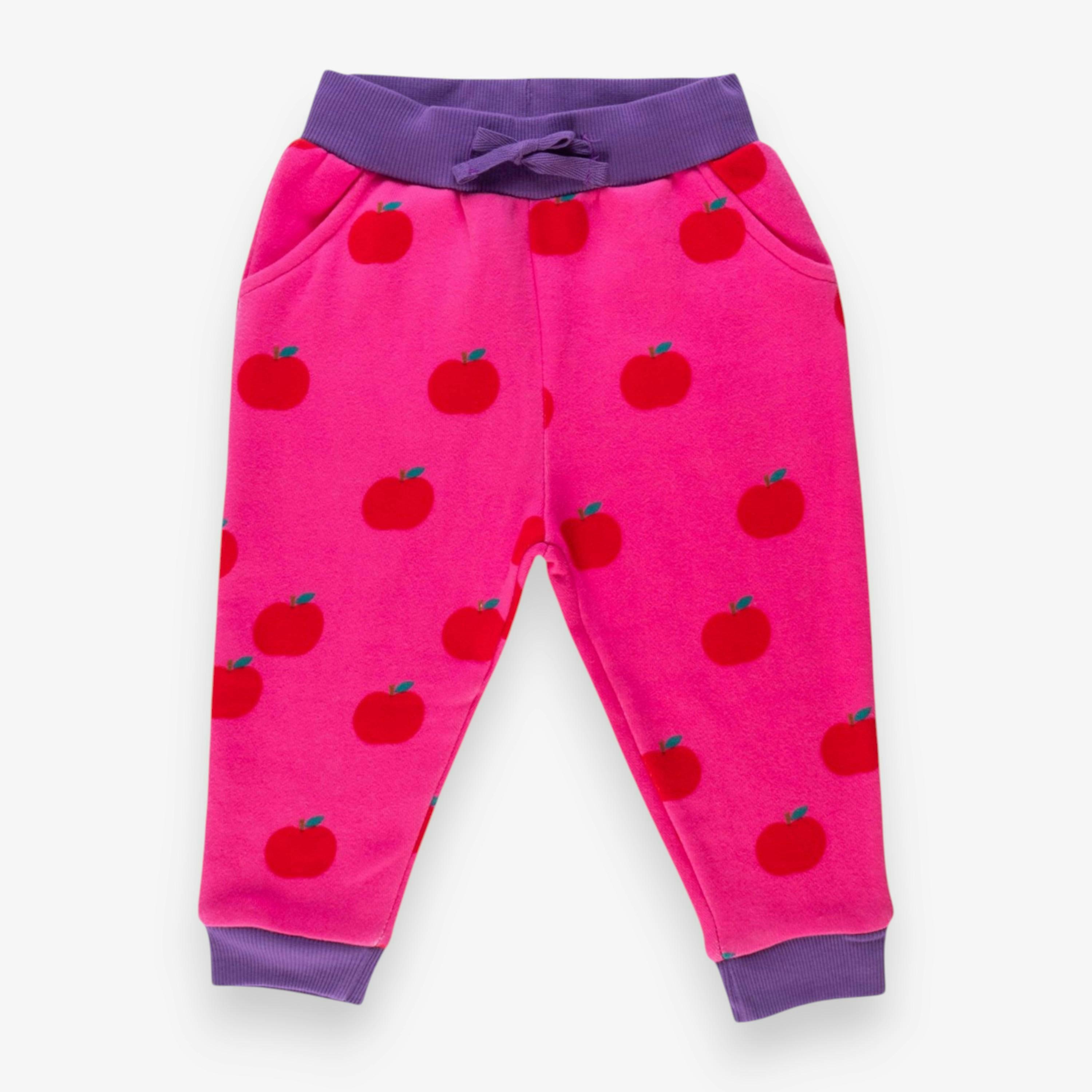 Organic Apple Print Joggers , view 1 of 2