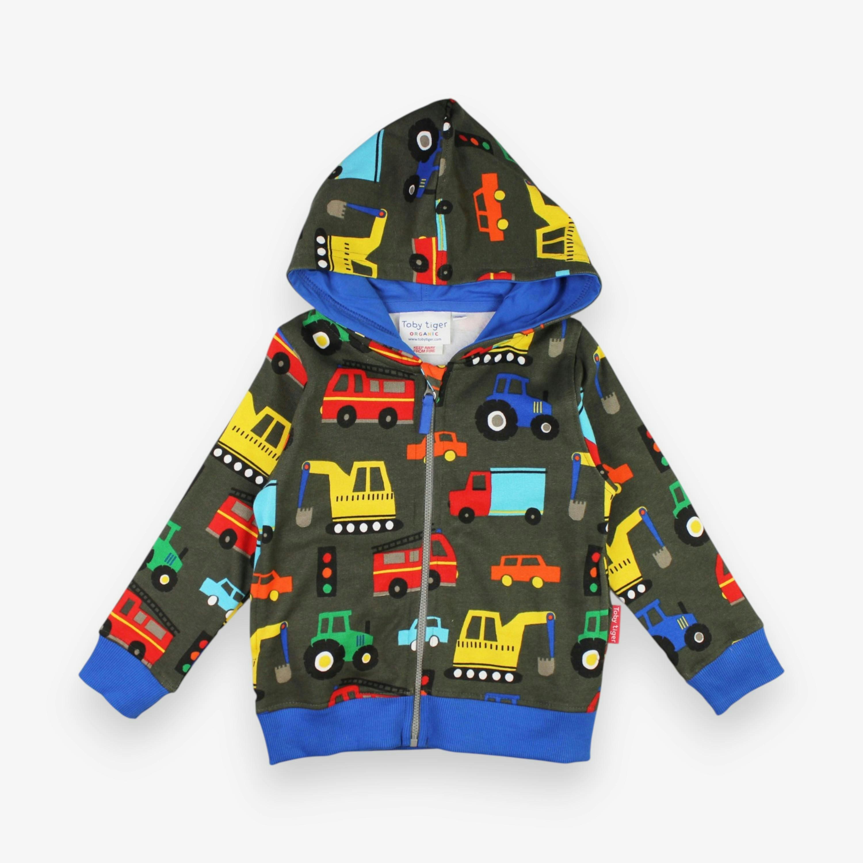 Organic Transport Print Hoodie , view 1 of 3