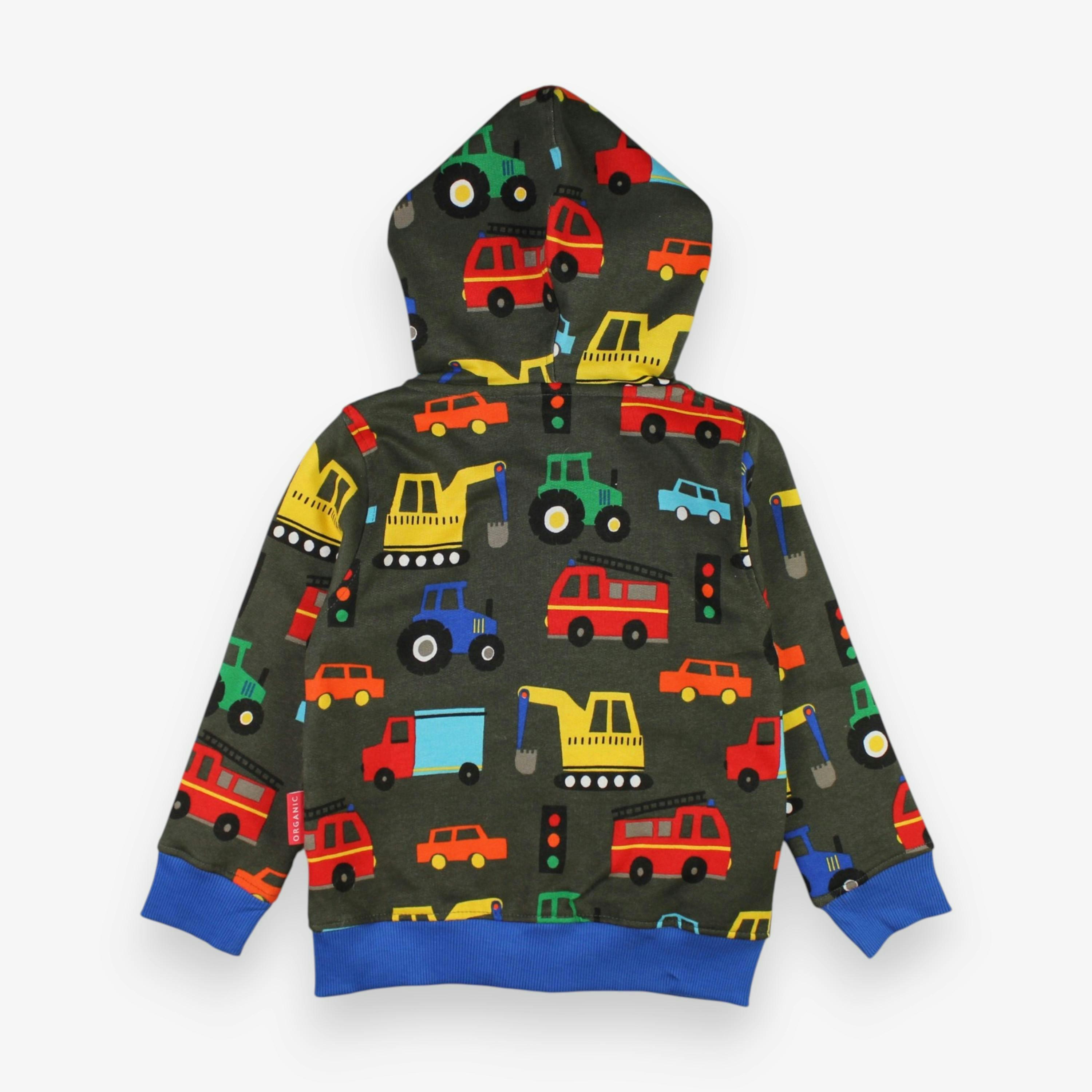 Organic Transport Print Hoodie , view 3 of 3