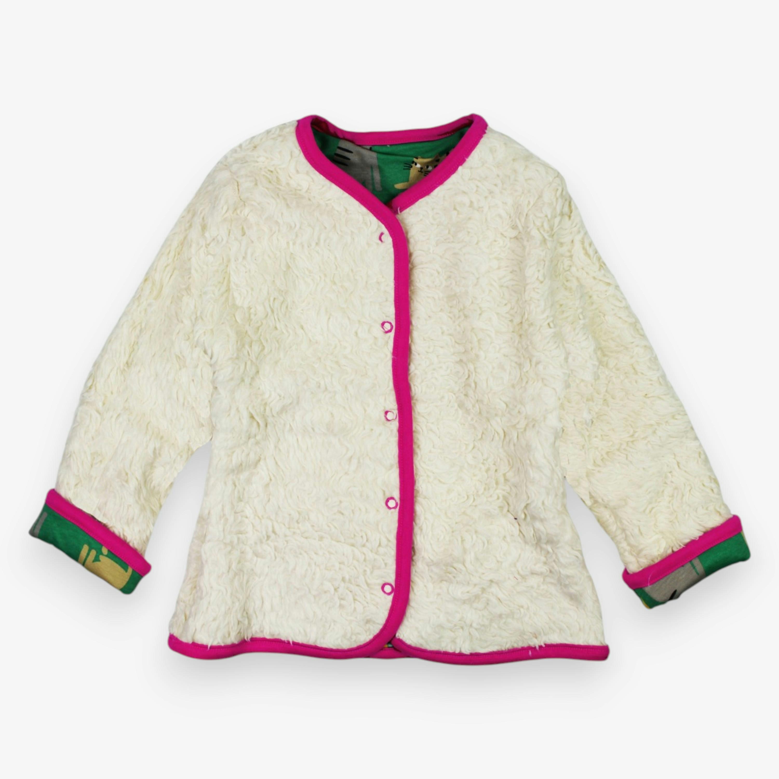 Organic Kitten Print Reversible Jacket , view 3 of 3