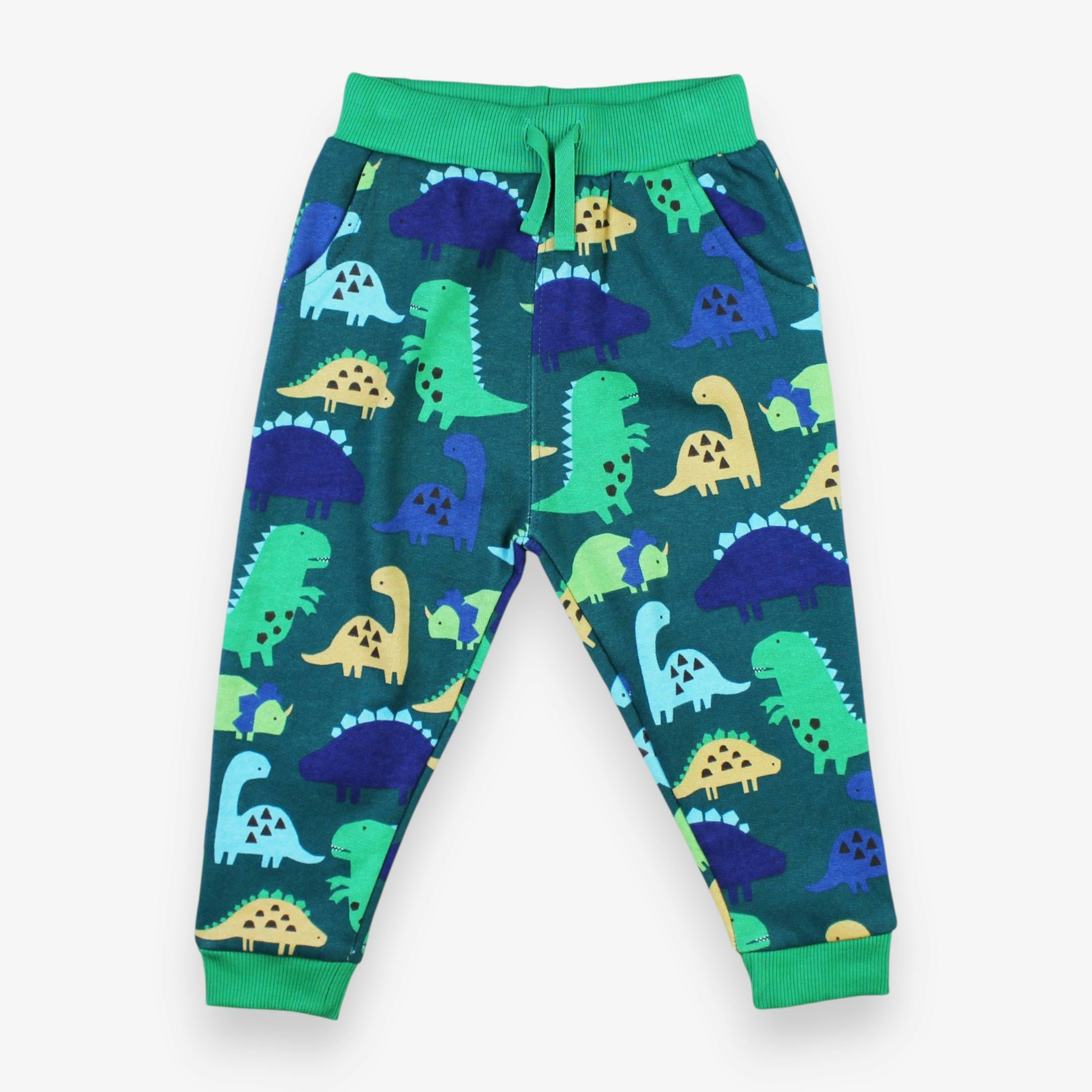 Organic Tonal Dinosaur Print Joggers , view 1 of 2