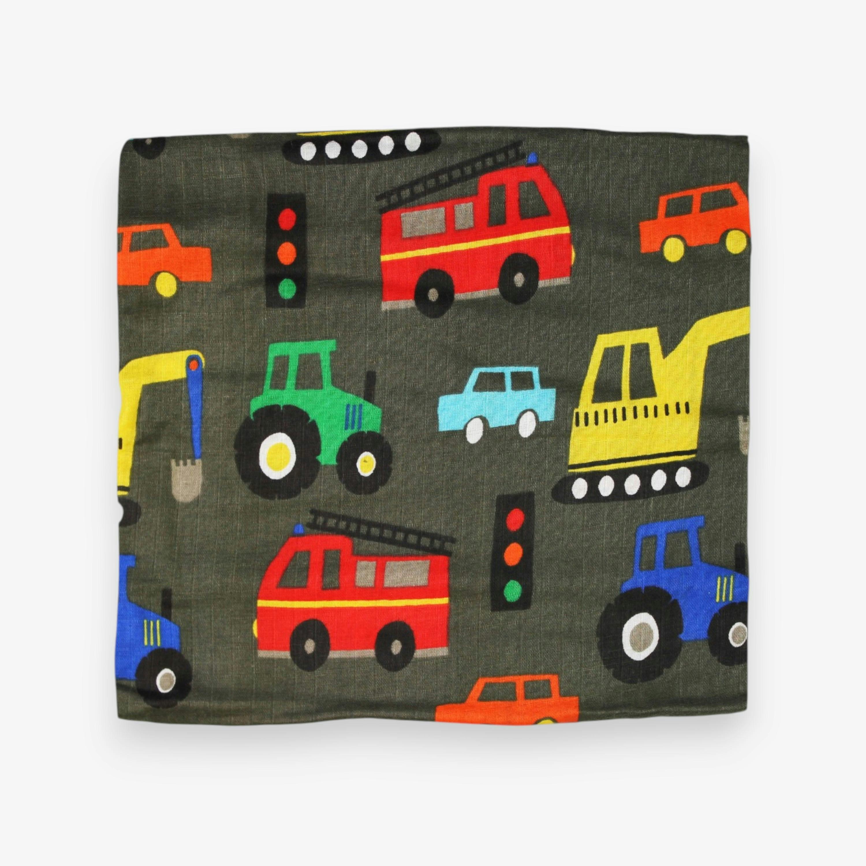 Organic Transport Print Muslin 2-Pack , view 3 of 3