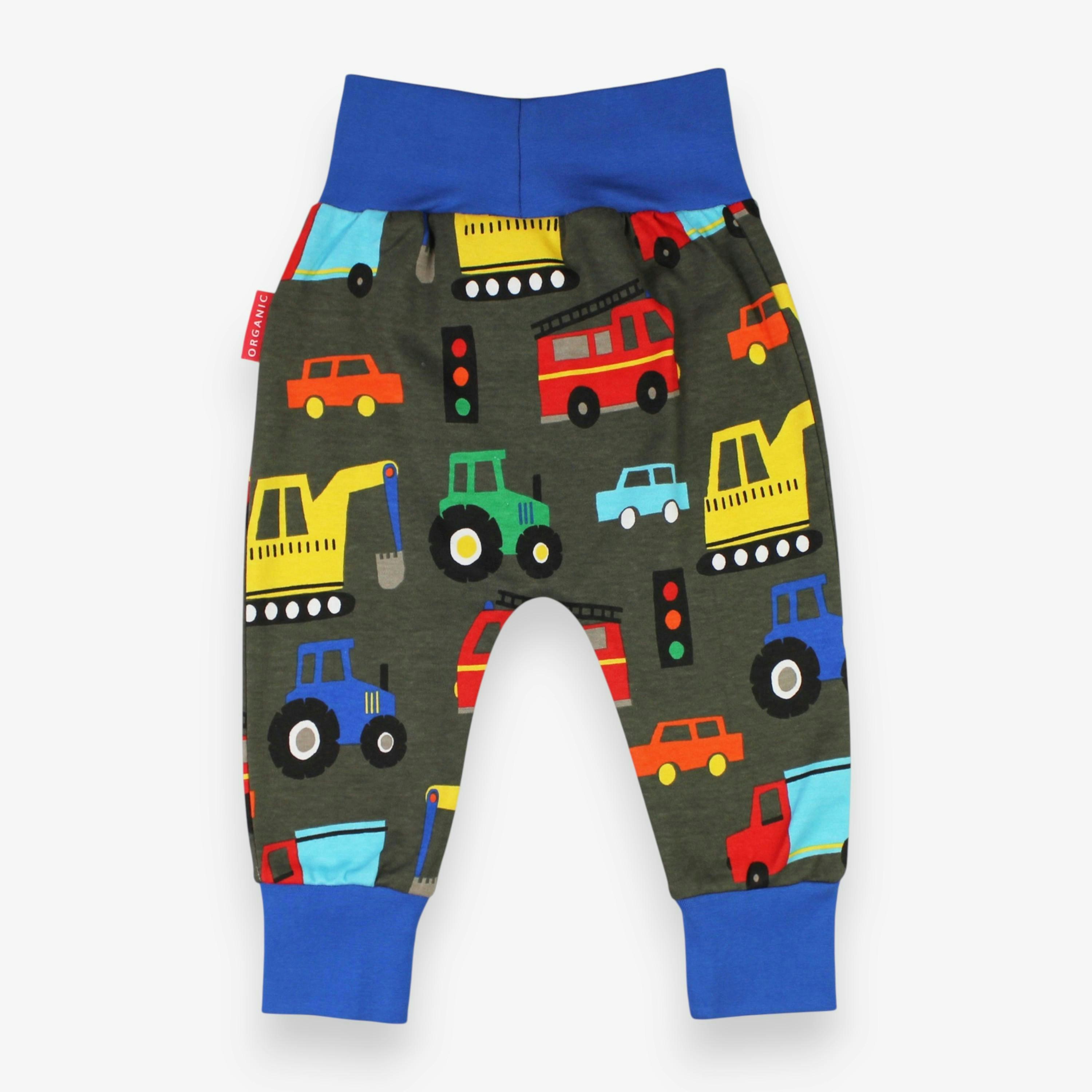 Organic Transport Print Yoga Pants , view 3 of 3