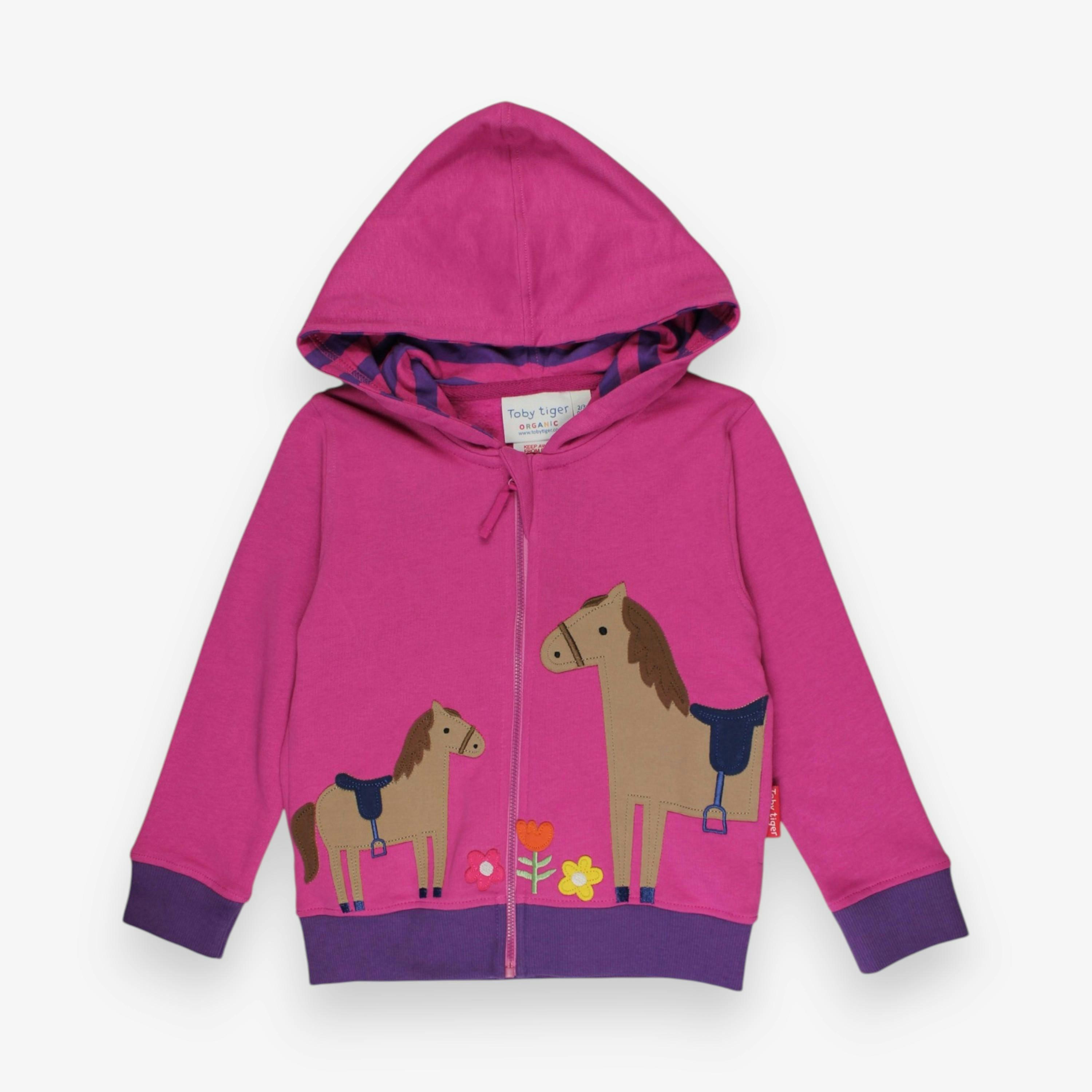 Organic Hillside Pony Applique Hoodie , view 1 of 3
