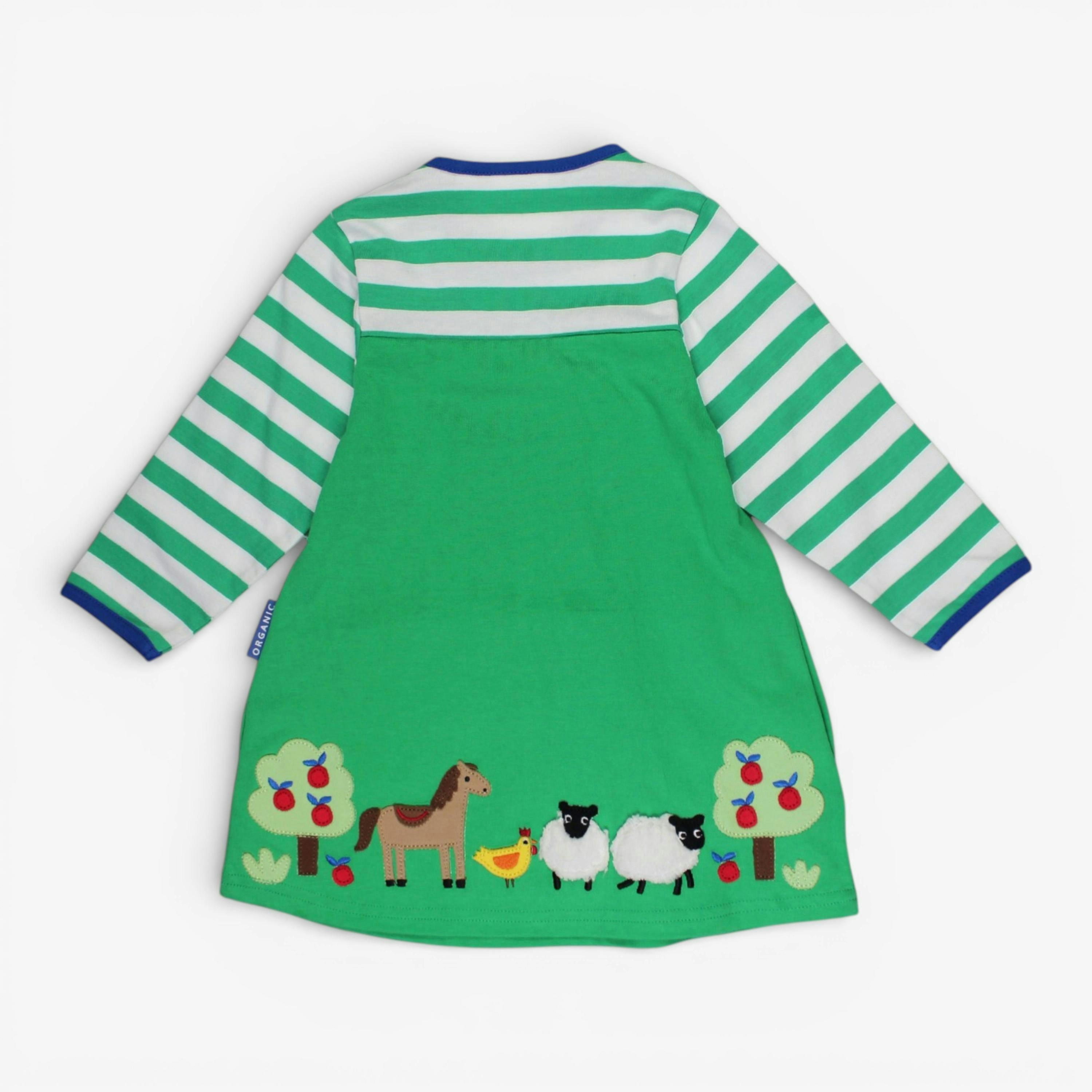 Organic Hillside Applique T-shirt Dress , view 4 of 4