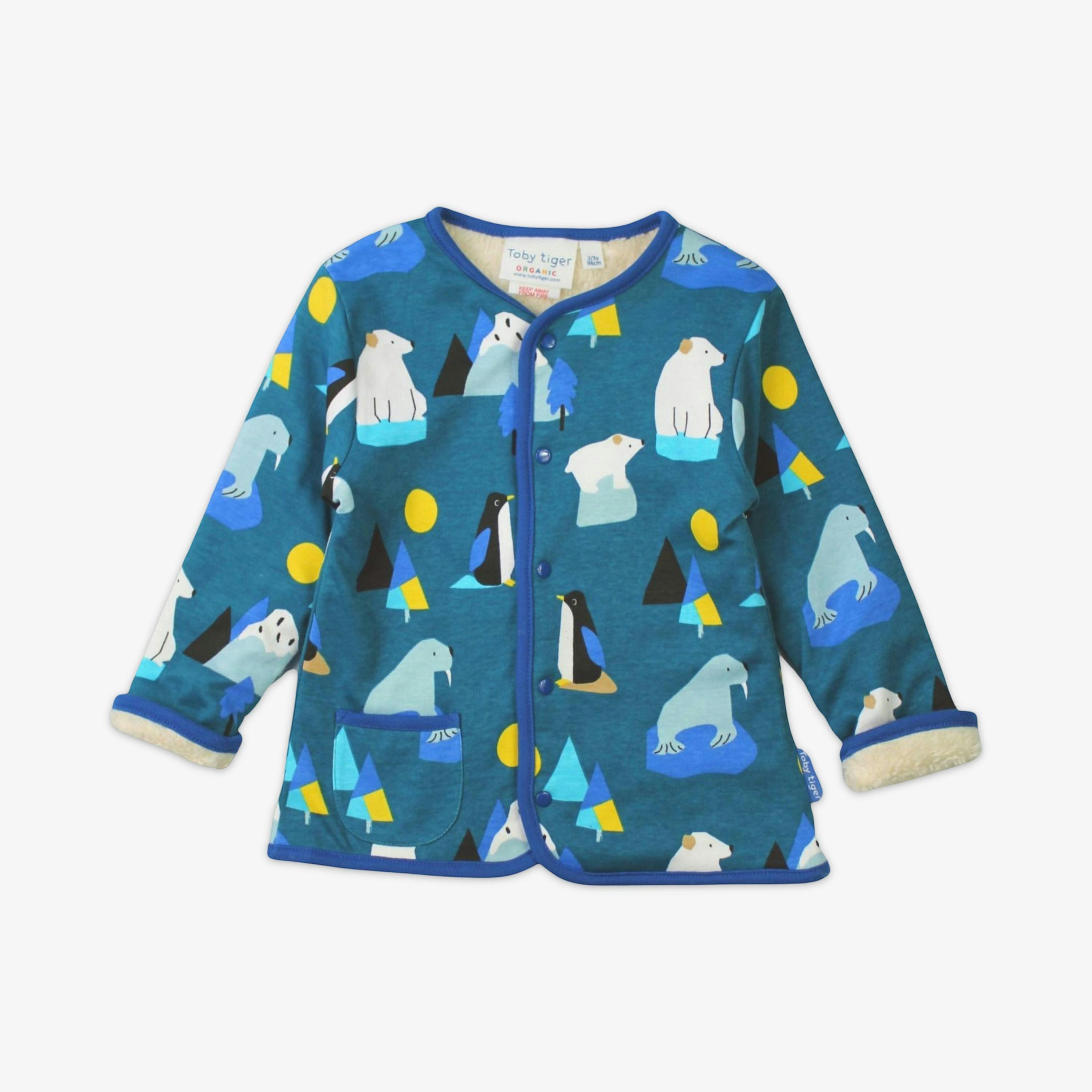 Organic Arctic Print Reversible Jacket , view 1 of 3