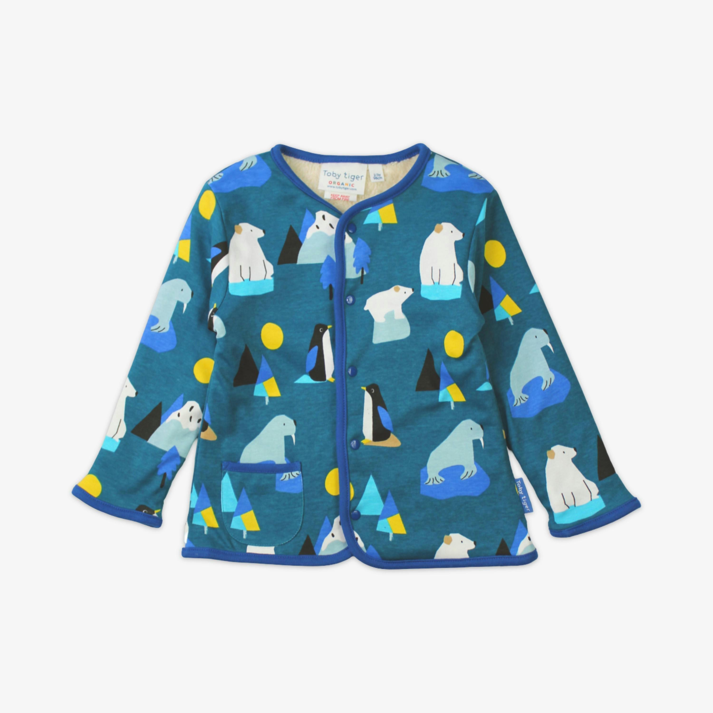Organic Arctic Print Reversible Jacket , view 2 of 3