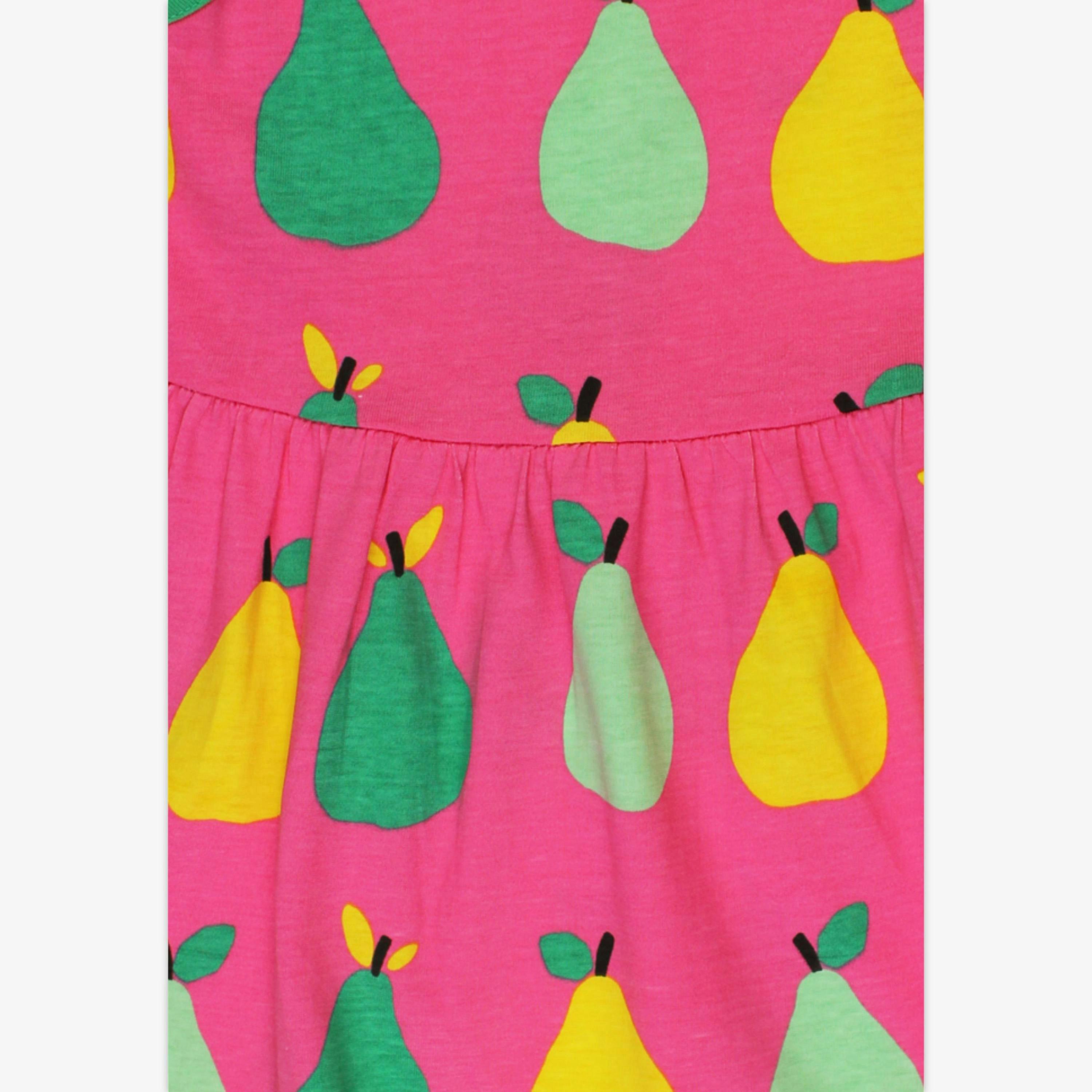 Organic Pear Print Summer Dress , view 2 of 2