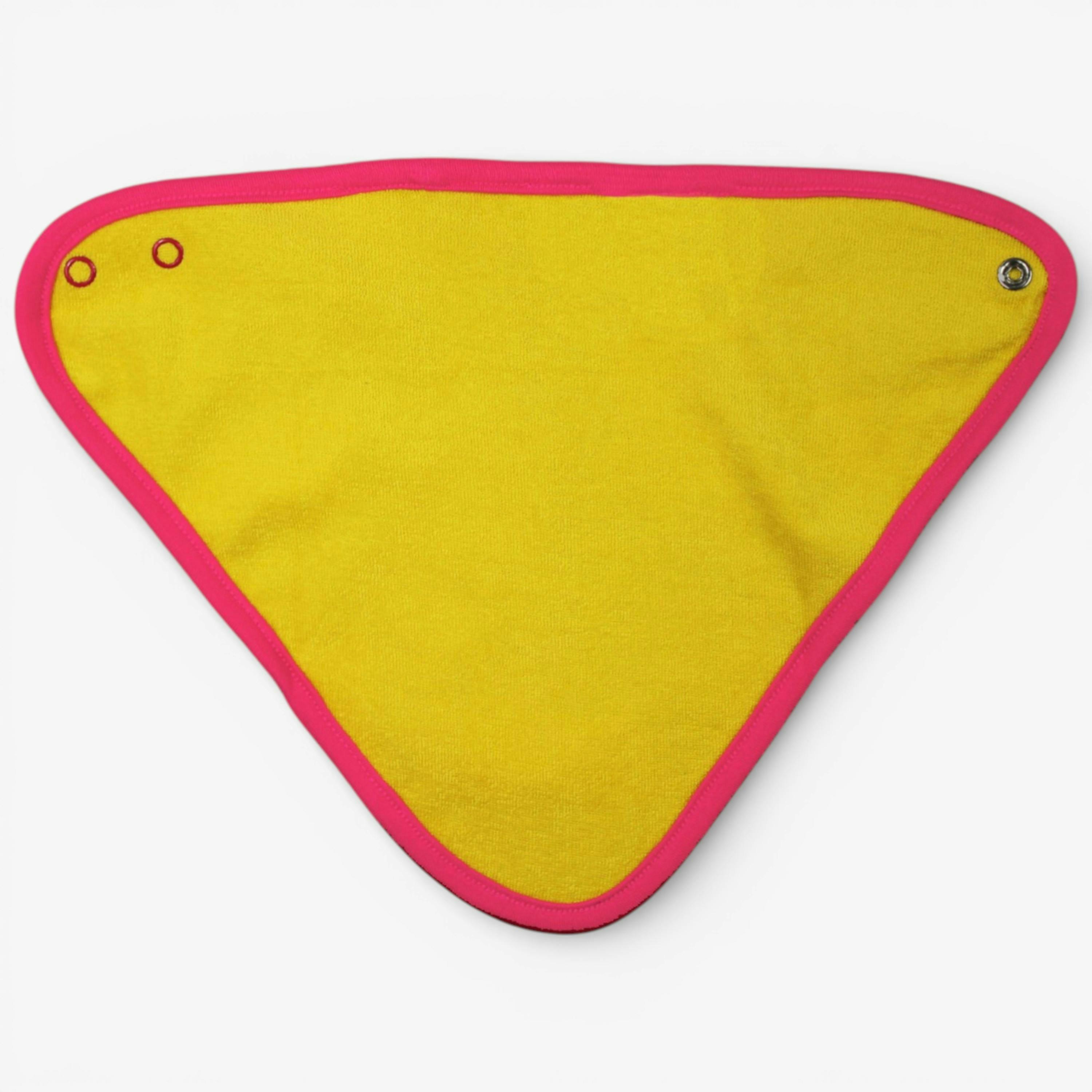 Organic Kitten Print Dribble Bib , view 3 of 3