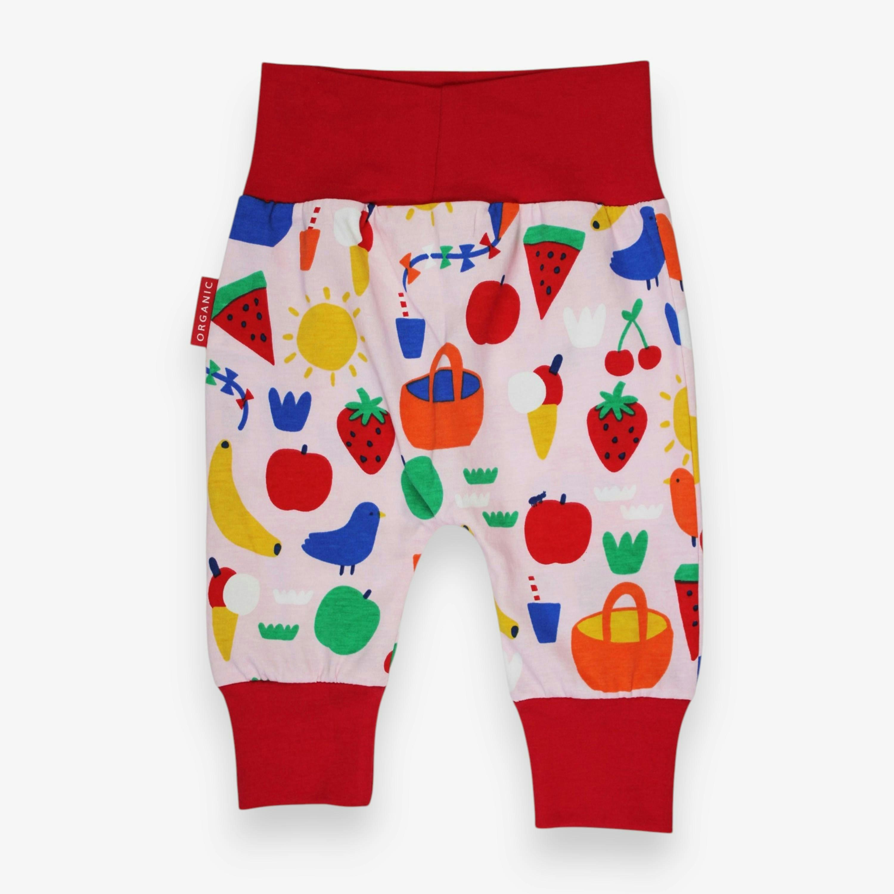 Organic Picnic Print Yoga Pants , view 3 of 3