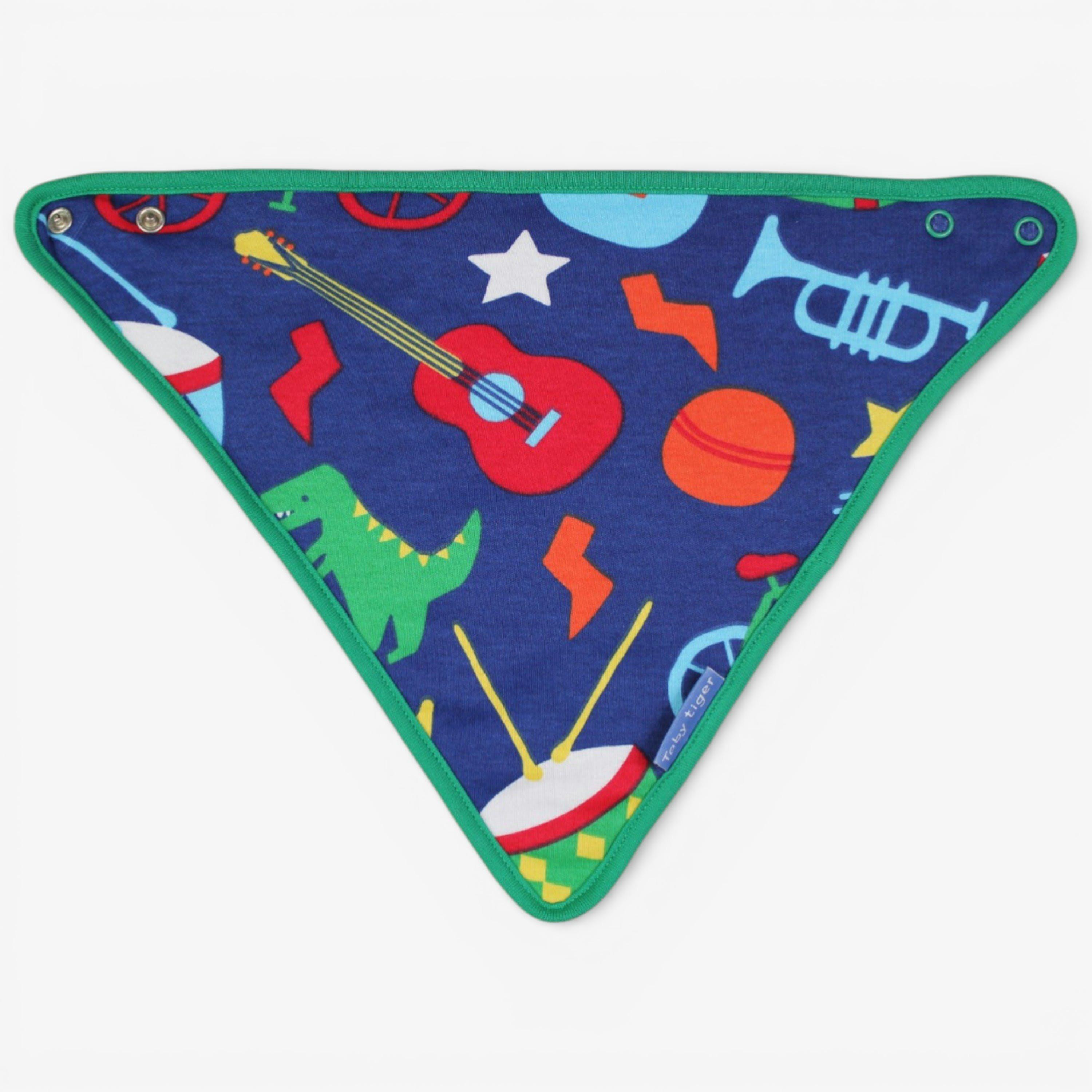 Organic Toys Print Dribble Bib , view 2 of 3
