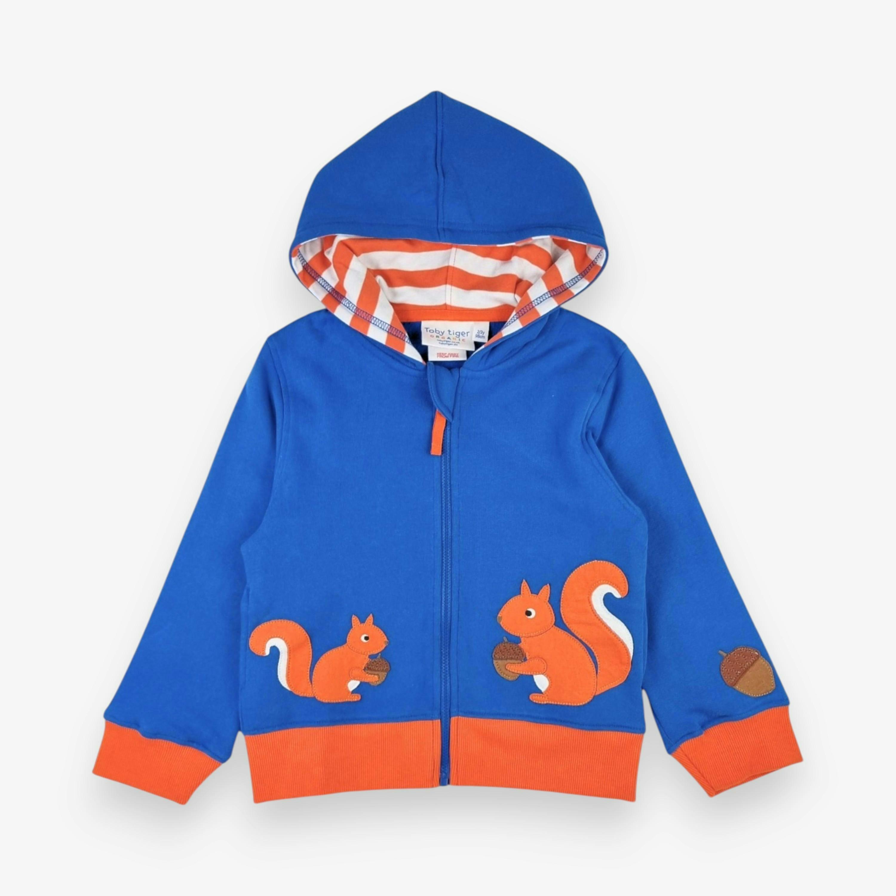 Organic Squirrel Applique Hoodie , view 1 of 3