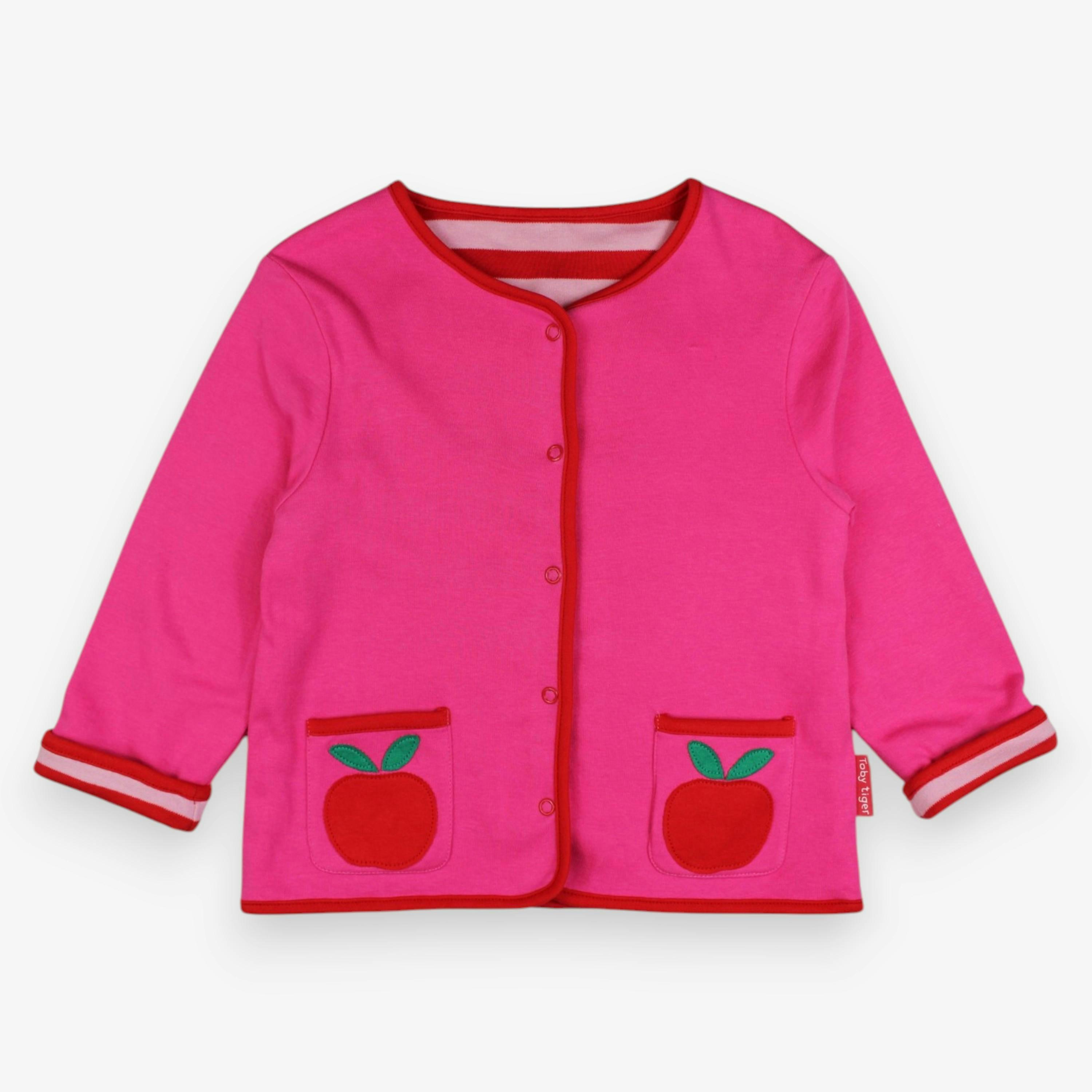 Organic Apple Applique Reversible Jacket , view 1 of 3