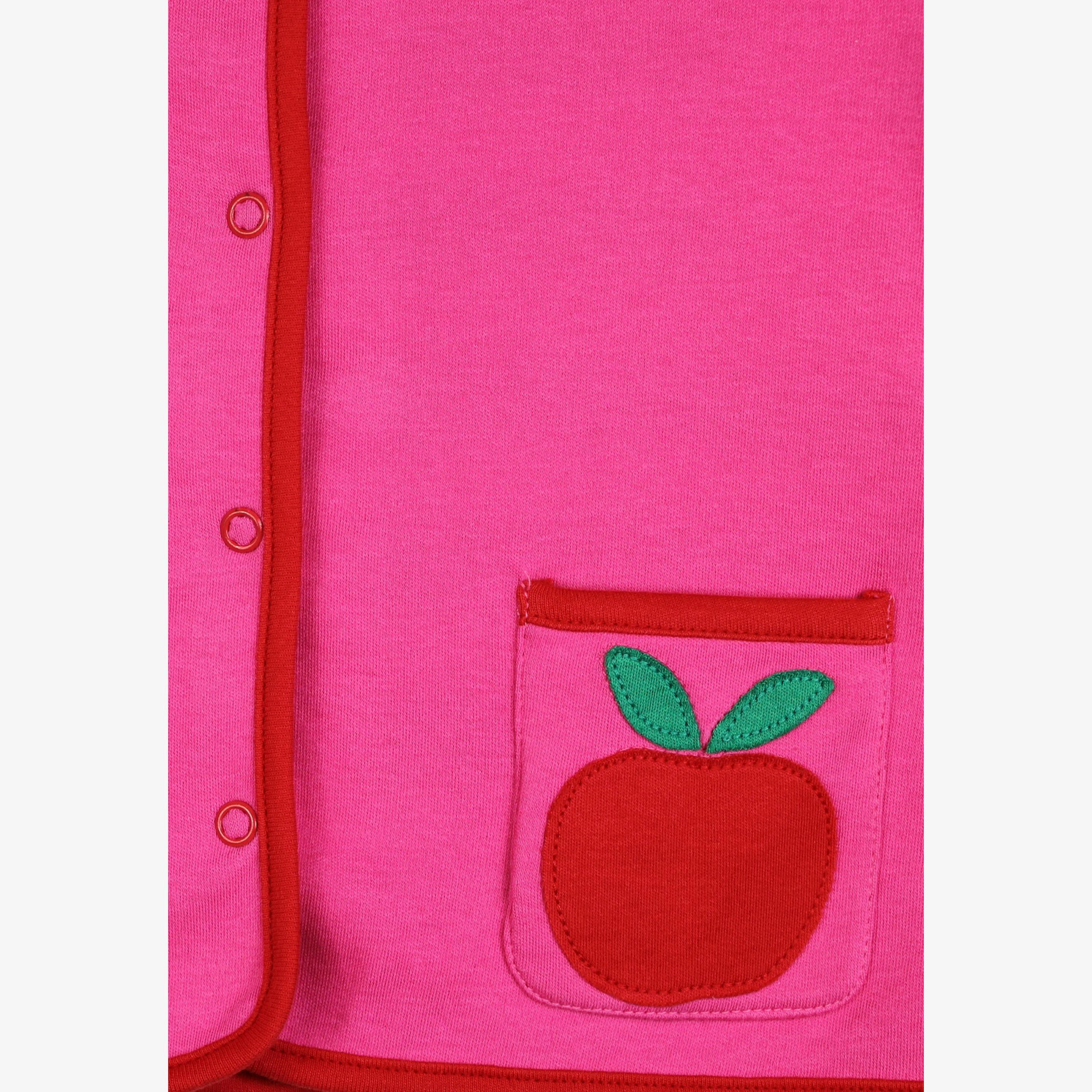 Organic Apple Applique Reversible Jacket , view 2 of 3