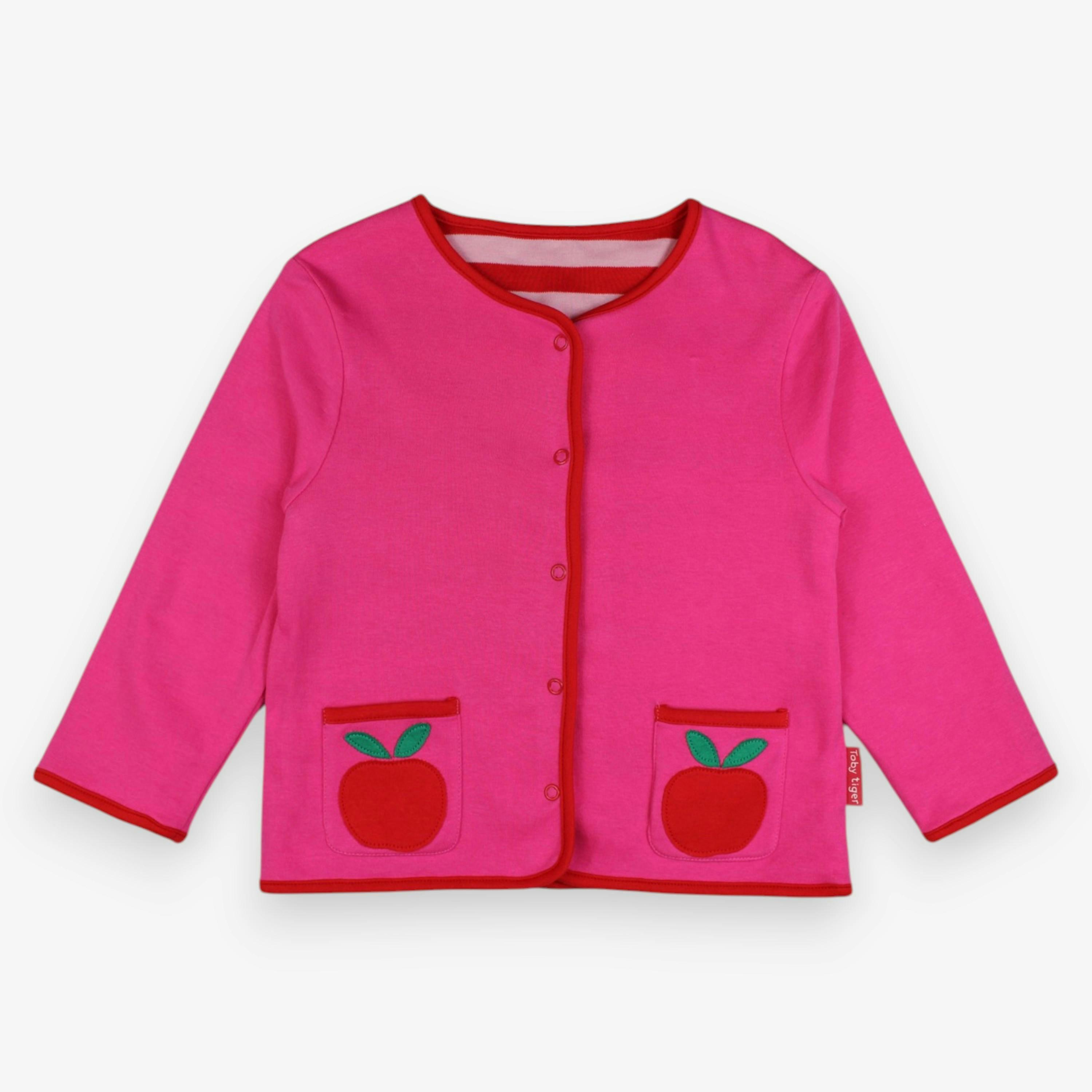 Organic Apple Applique Reversible Jacket , view 3 of 3