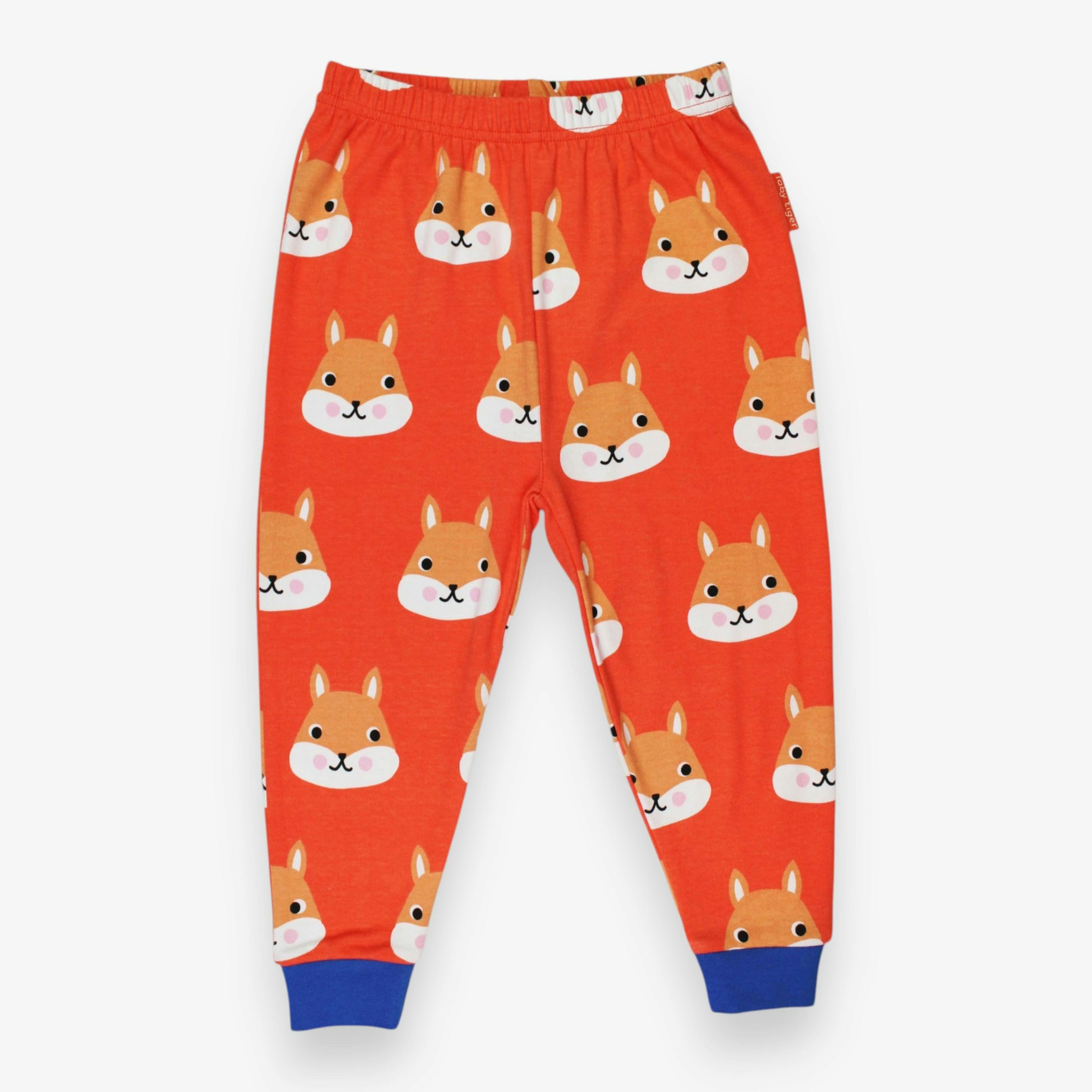 Organic Squirrel Print Pyjamas , view 3 of 3