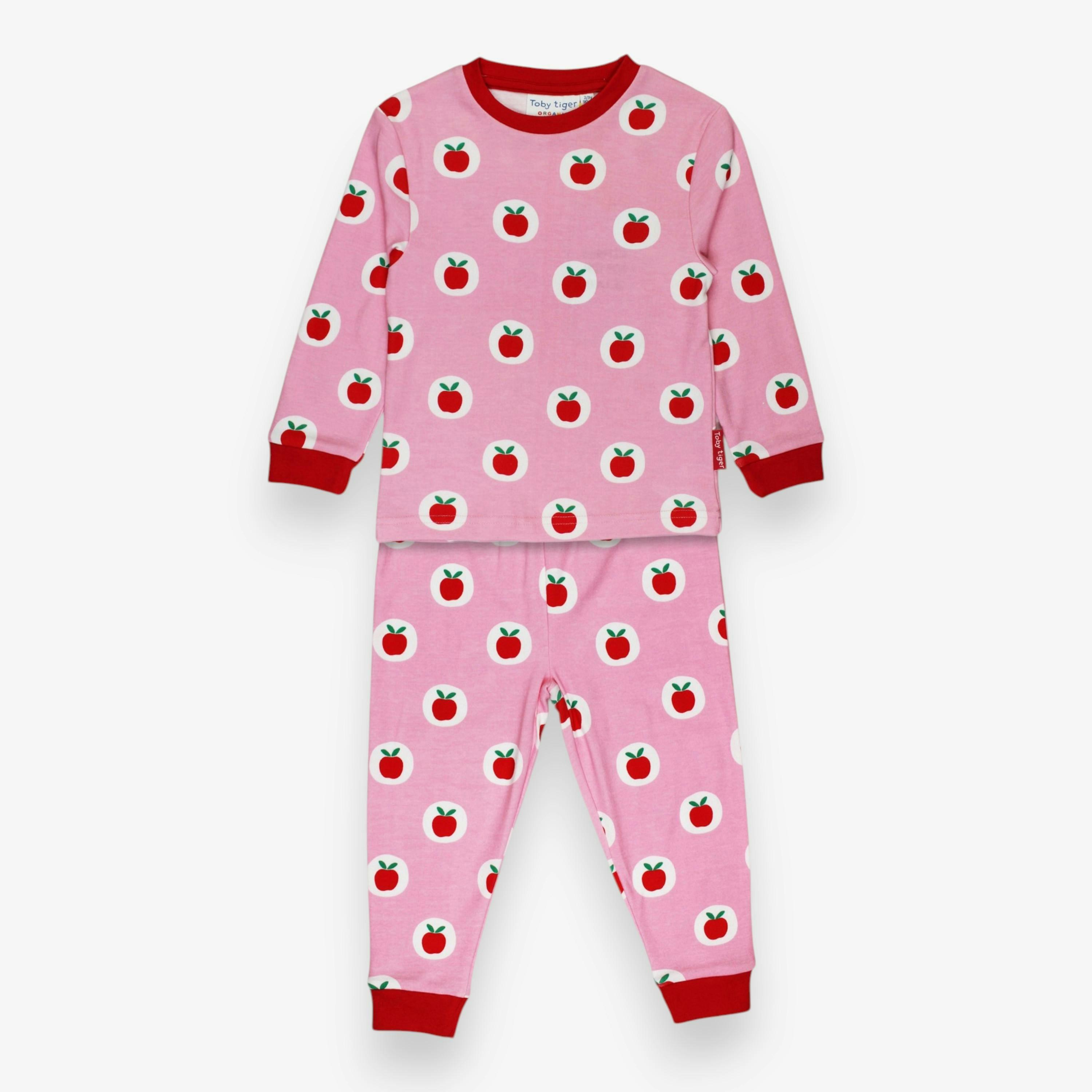 Organic Apple Print Pyjamas , view 1 of 3