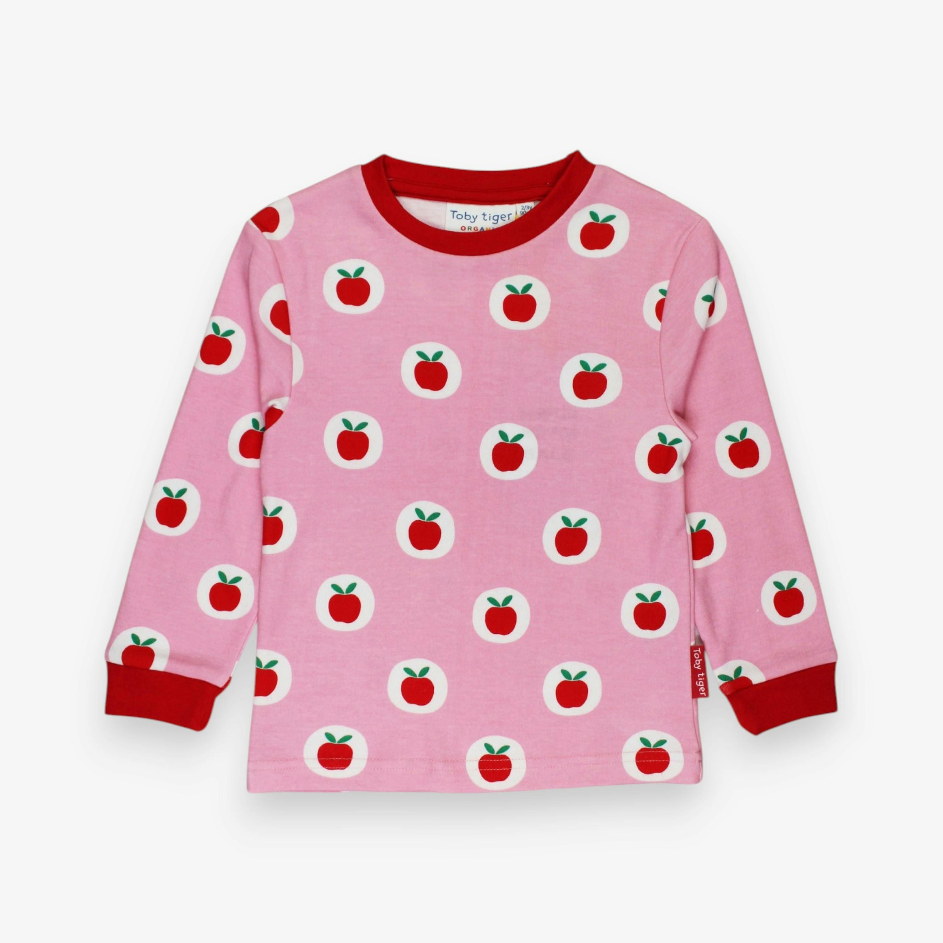 Organic Apple Print Pyjamas , view 2 of 3