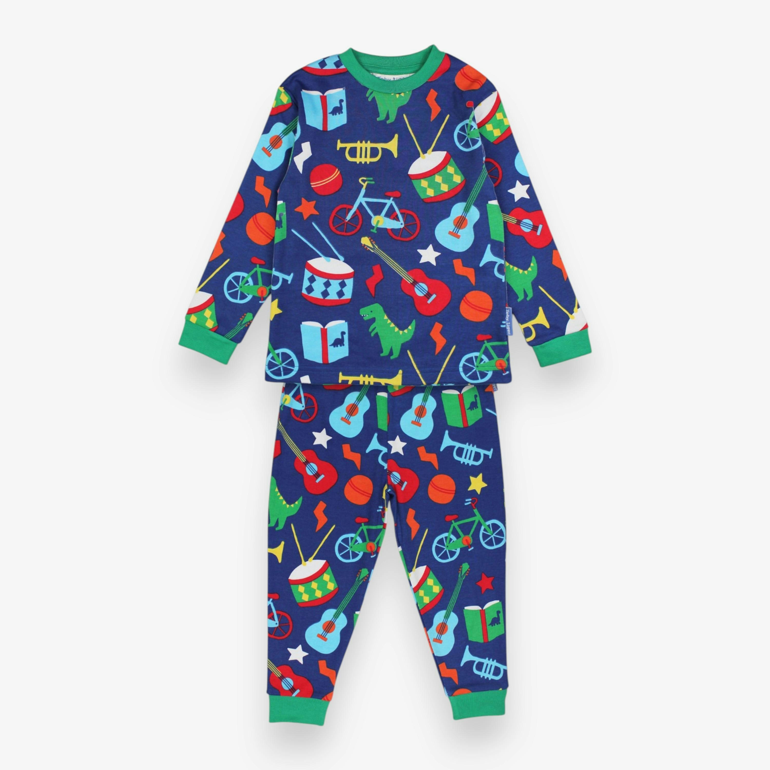 Organic Toys Print Pyjamas , view 1 of 3