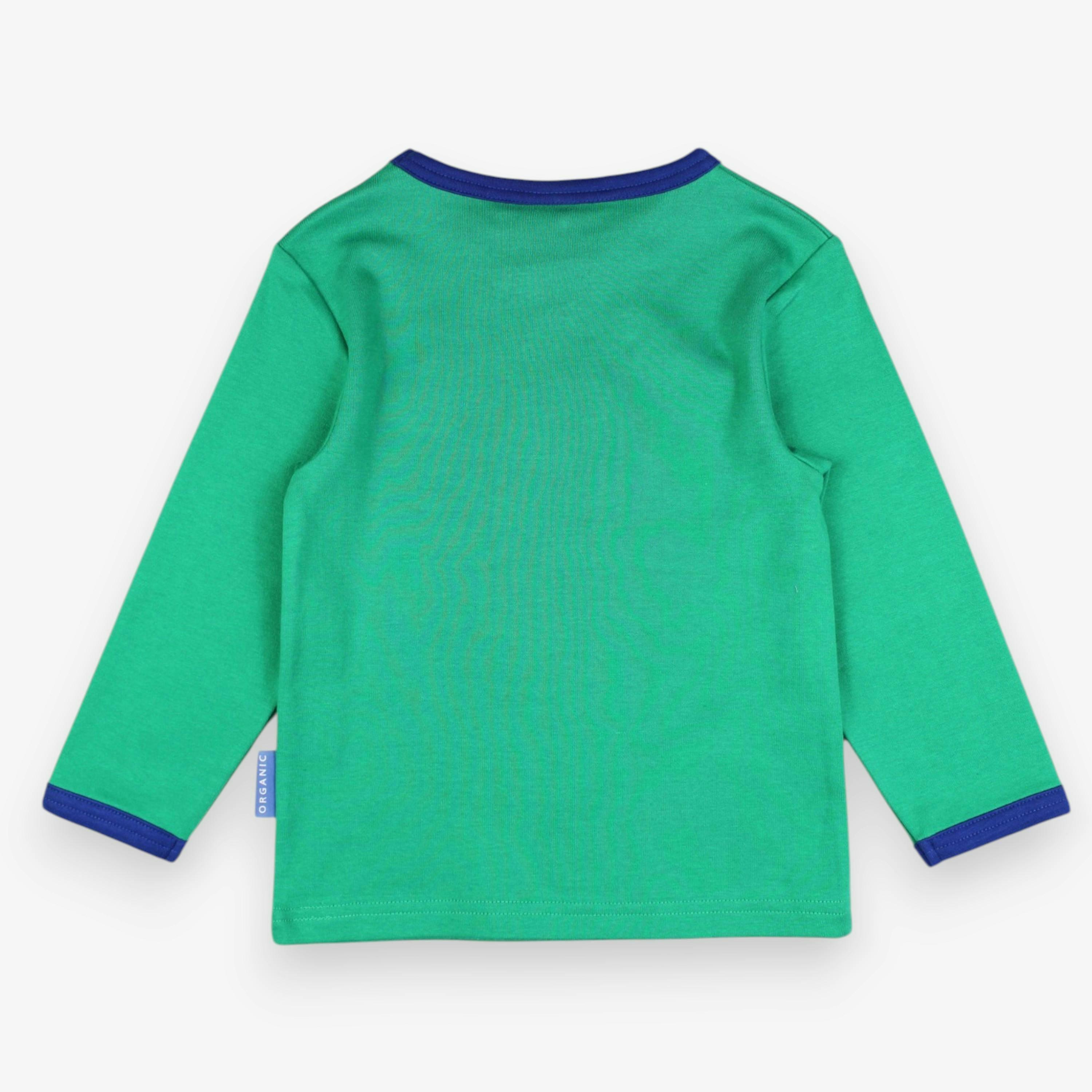 Organic Toys Bicycle Dinosaur Applique Long-Sleeved T-Shirt , view 2 of 2