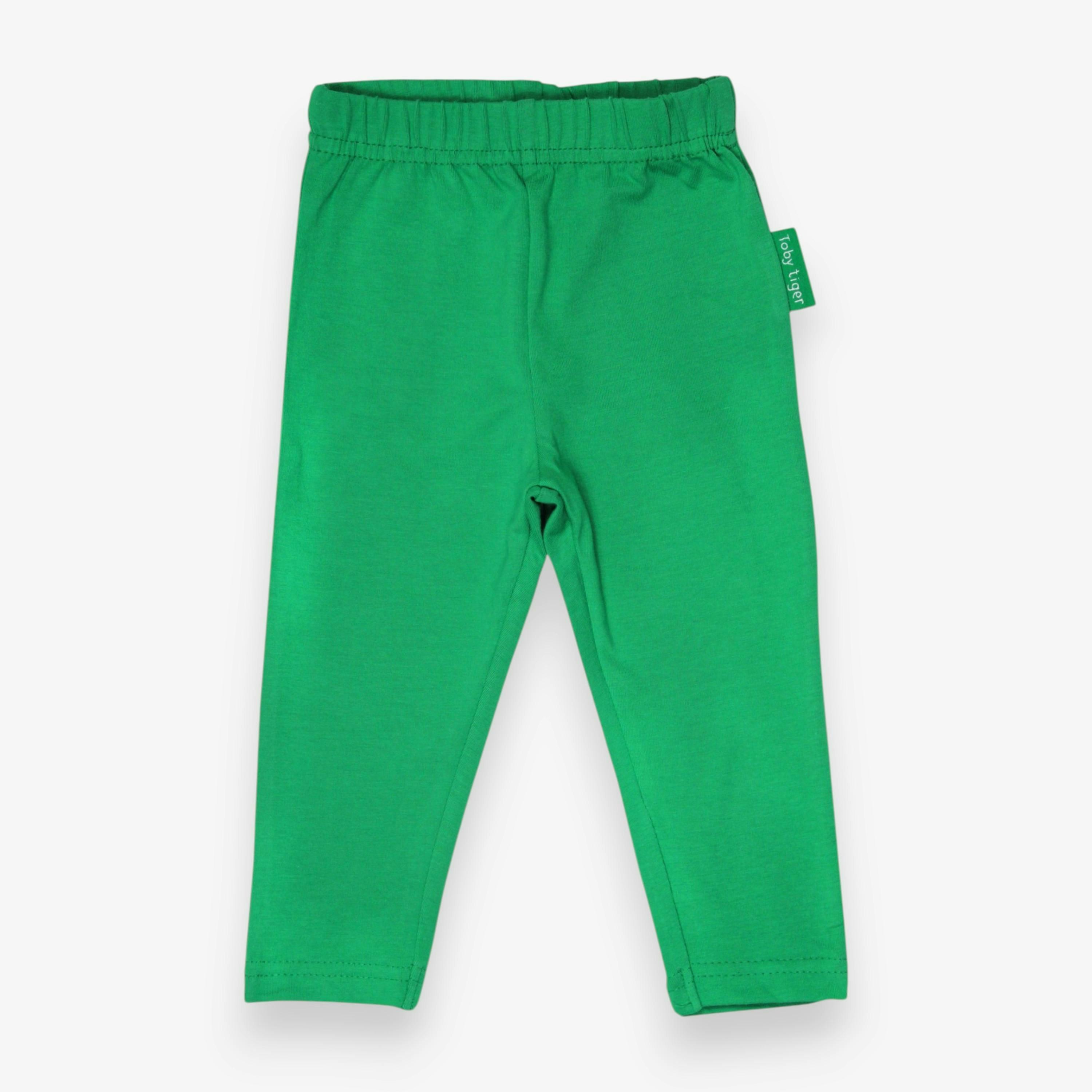 Organic Green Basic Leggings , view 1 of 1