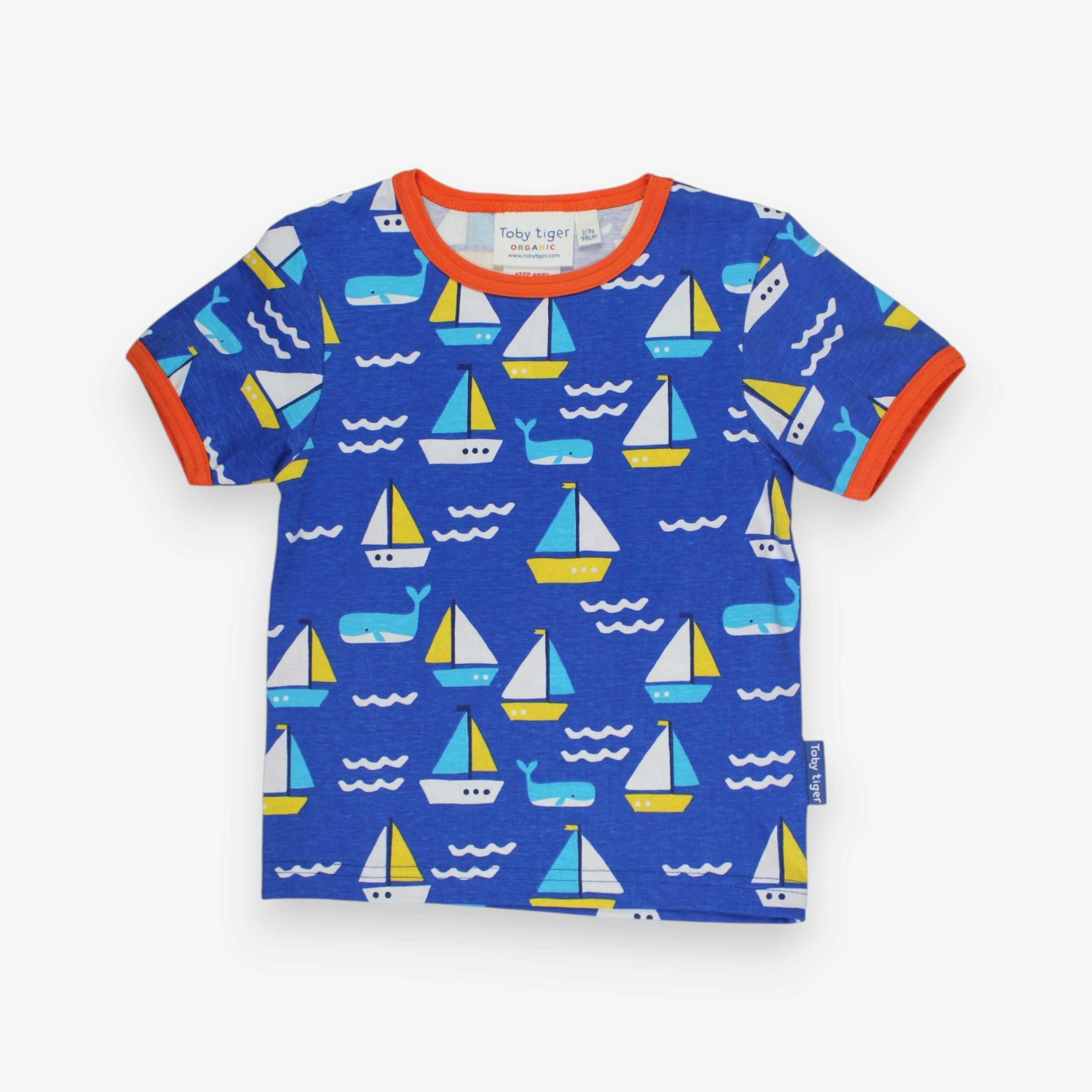 Organic St Ives Print Short Pyjamas , view 2 of 3