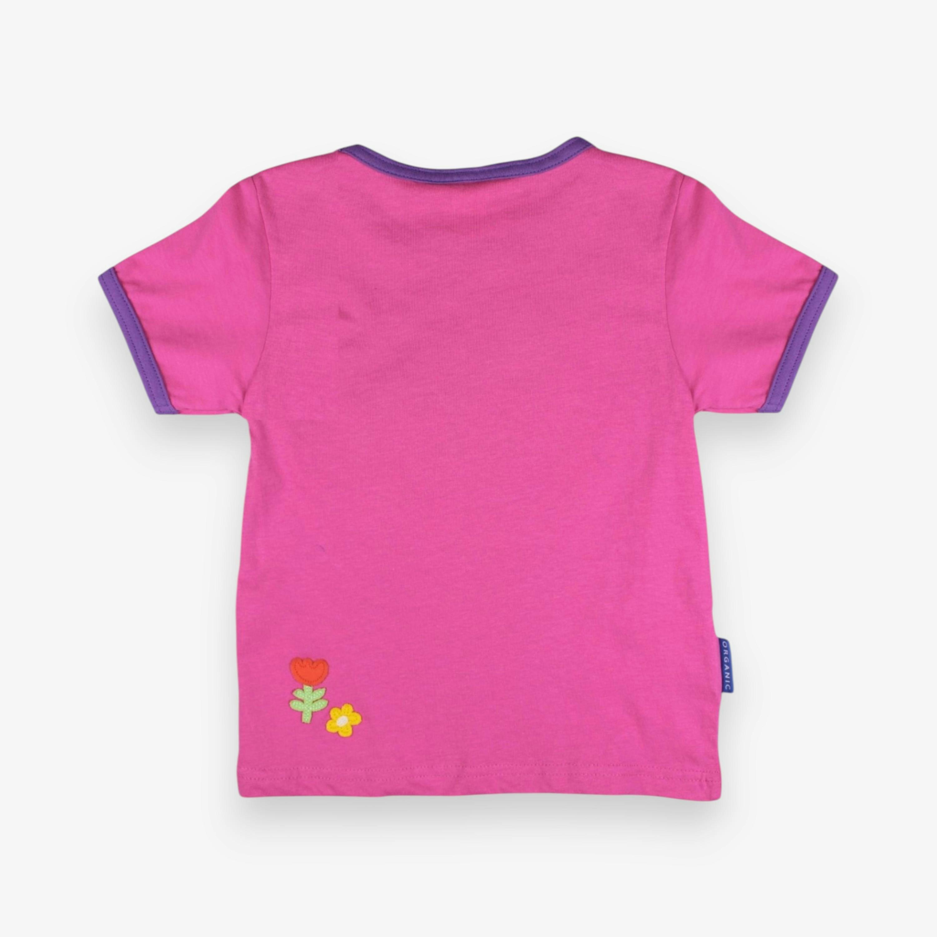 Organic Hillside Pony Applique Short-Sleeved T-Shirt , view 3 of 3