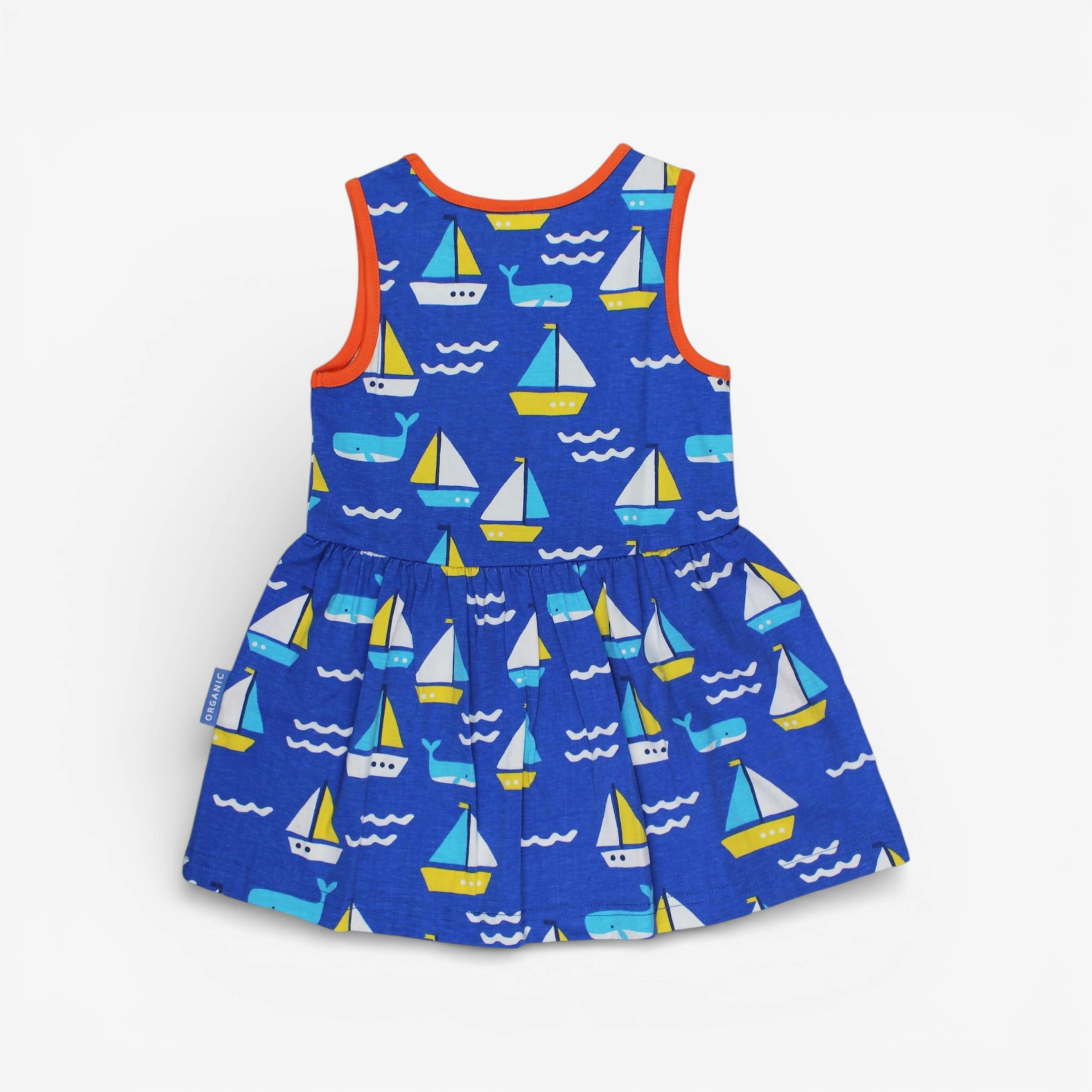 Organic St Ives Print Summer Dress , view 2 of 2