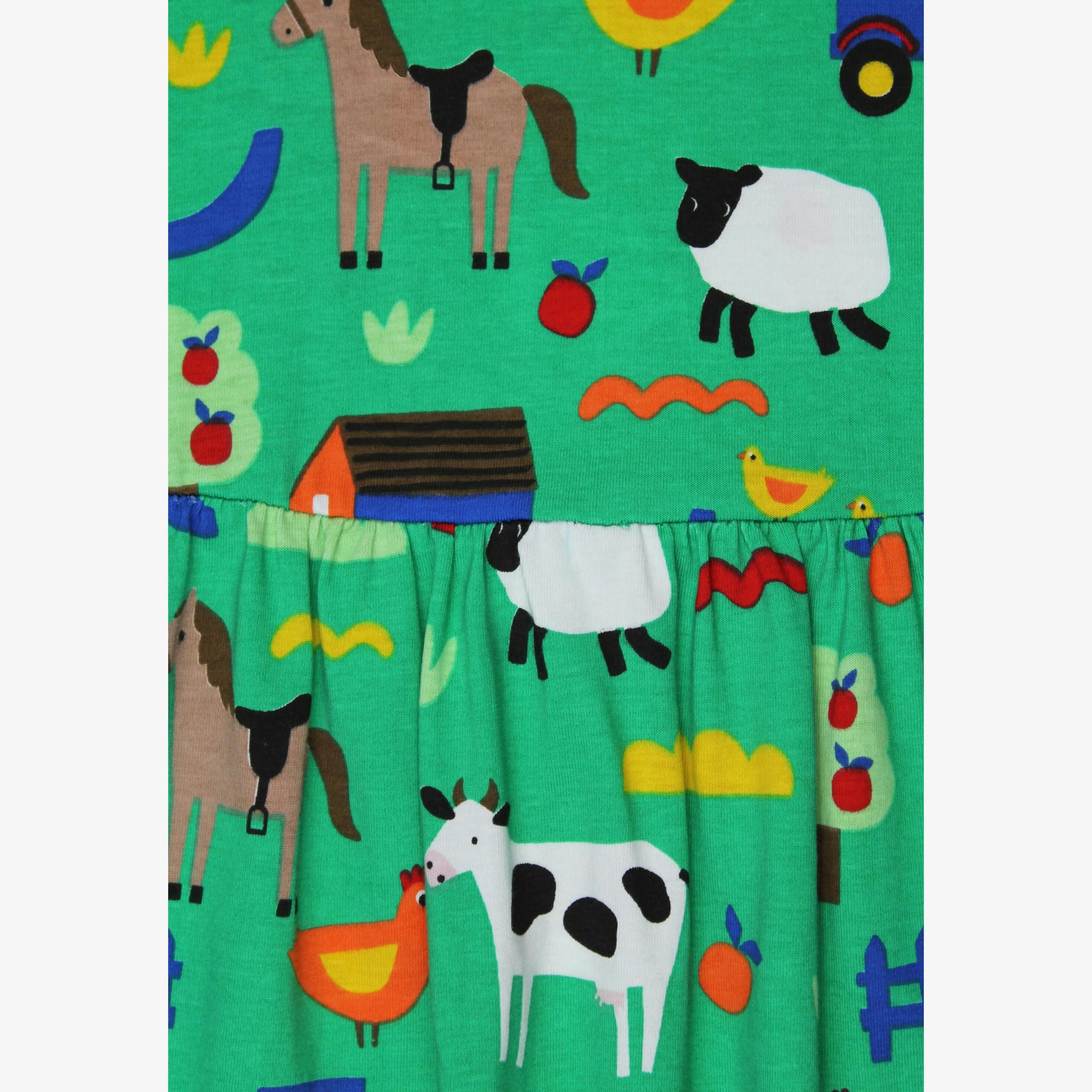 Organic Hillside Print Summer Dress , view 2 of 3