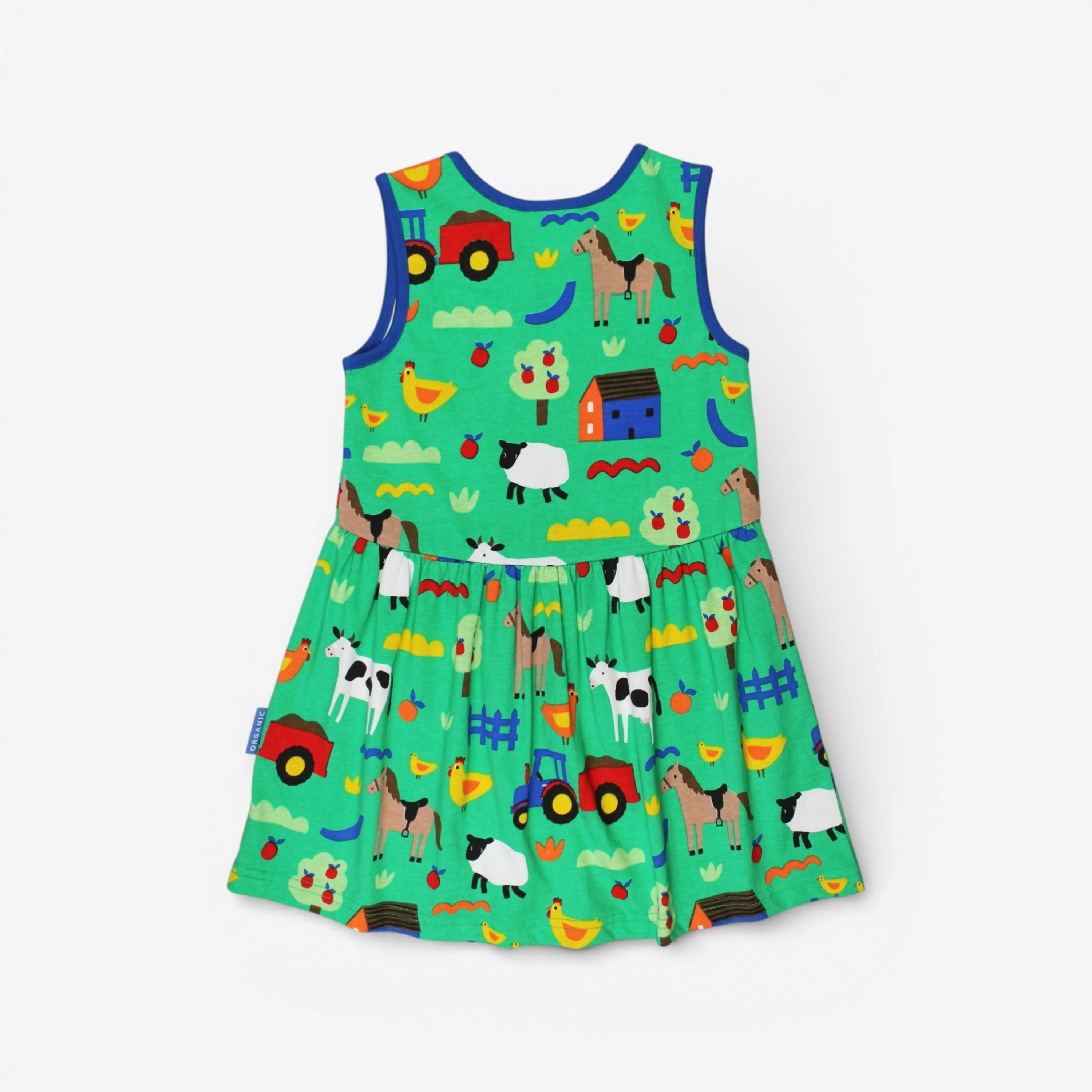 Organic Hillside Print Summer Dress , view 3 of 3