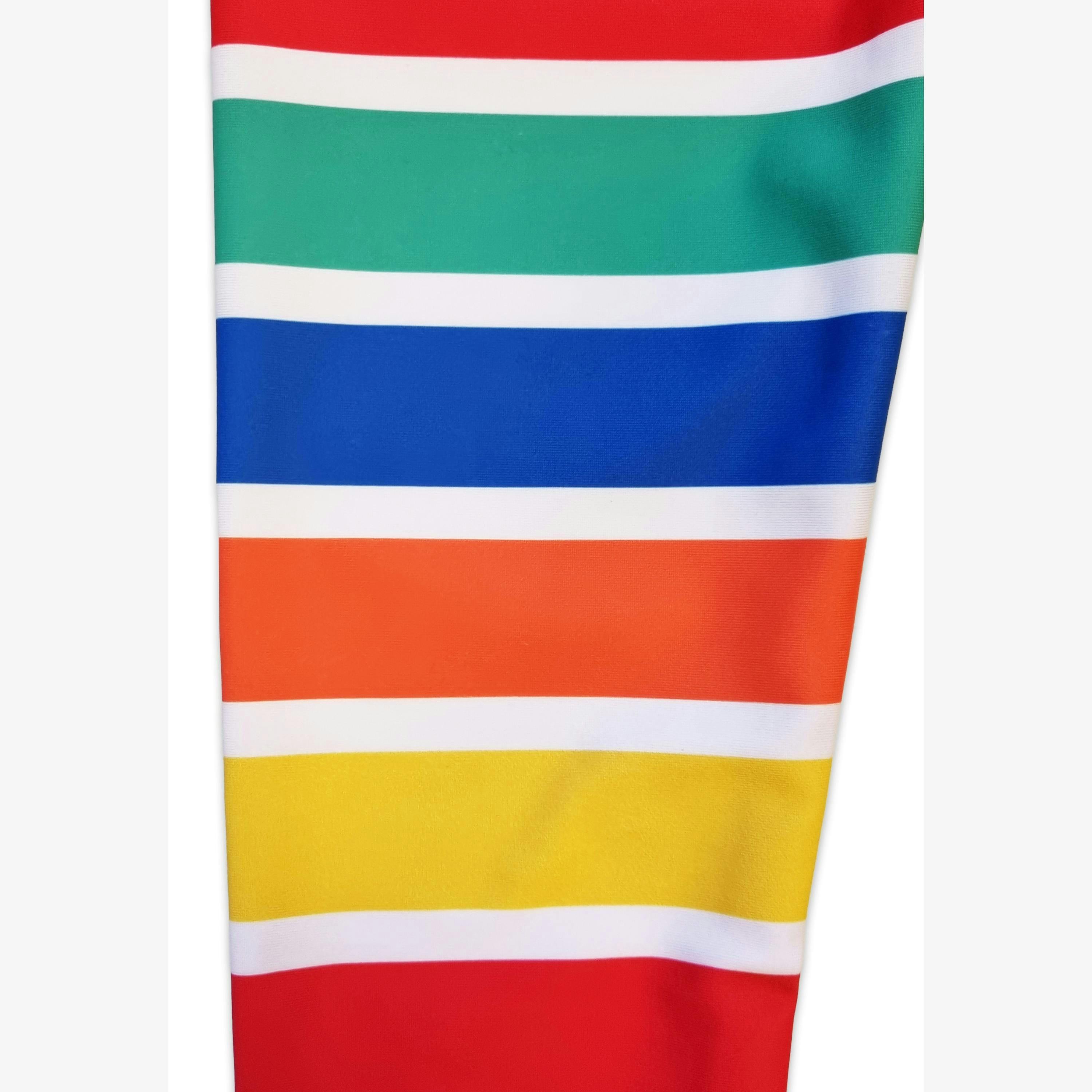 Happy Stripe Print Kids' Swim Leggings , view 2 of 3