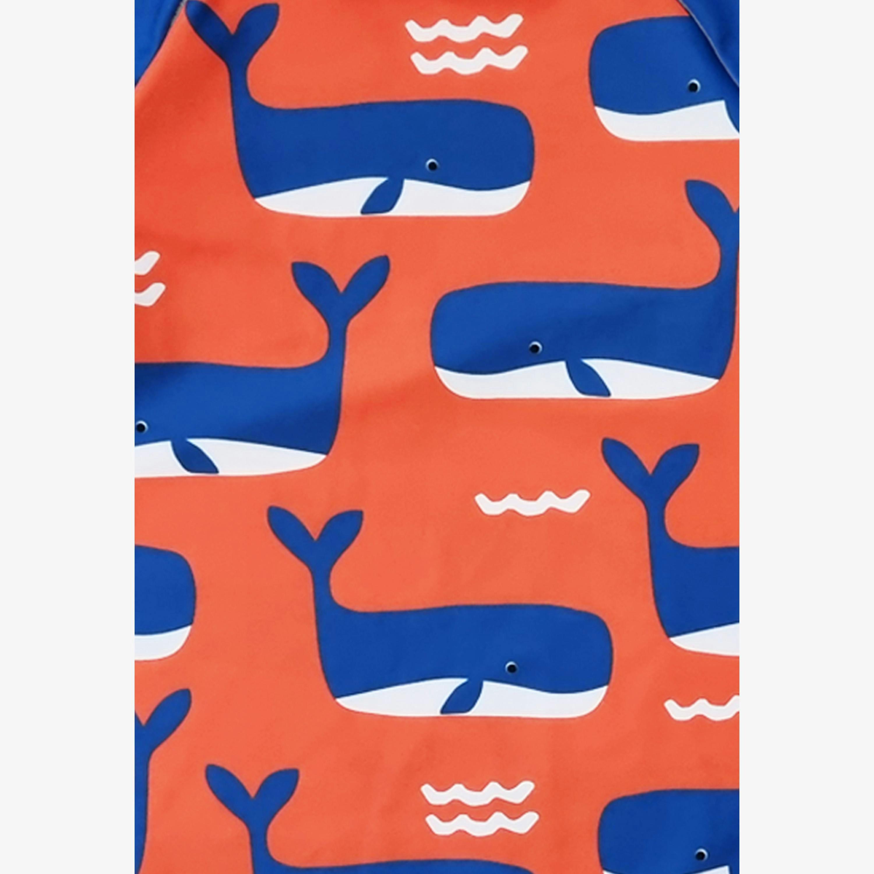 Whale Waves Print Kids' Rash Vest , view 3 of 4
