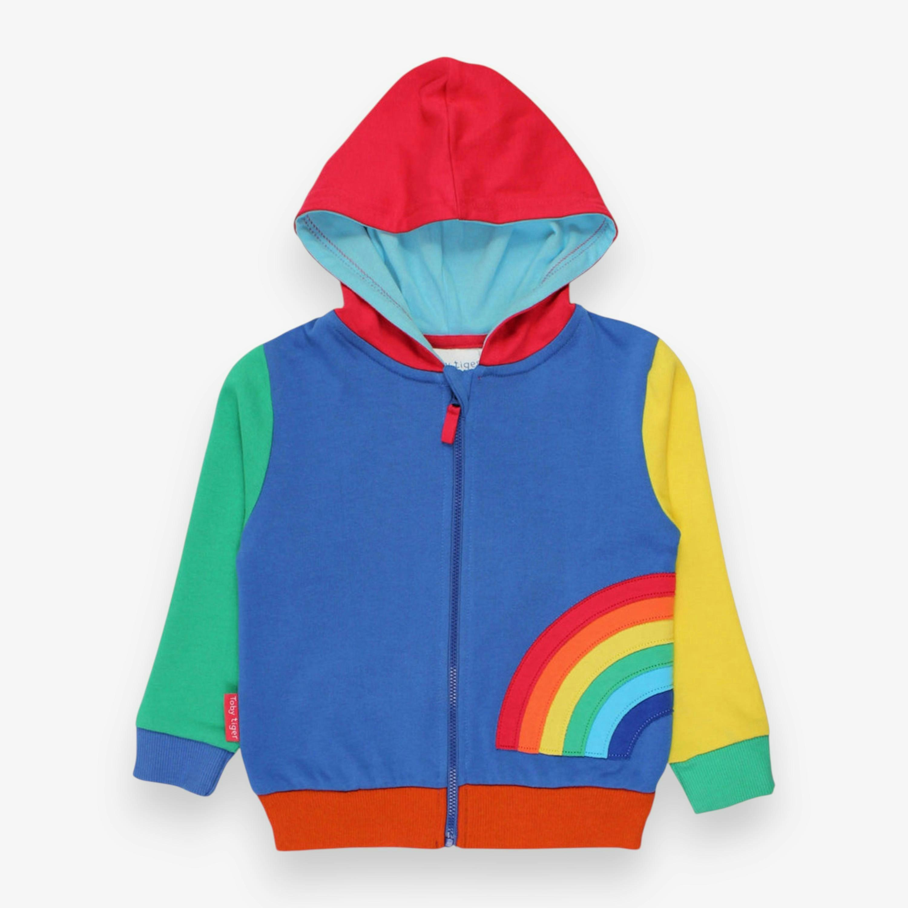 Organic Rainbow Applique Hoodie , view 1 of 2