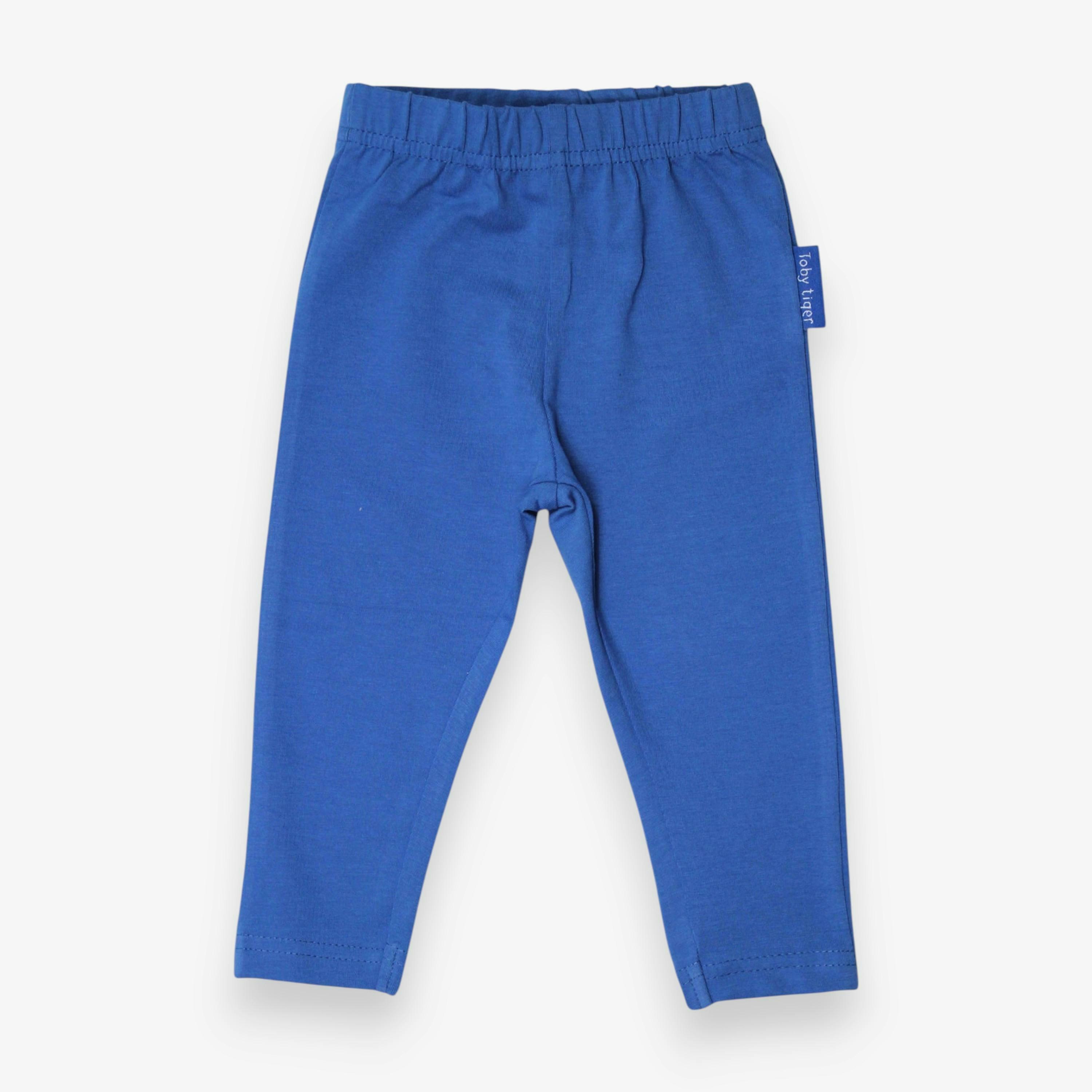 Organic Blue Basic Leggings , view 1 of 1