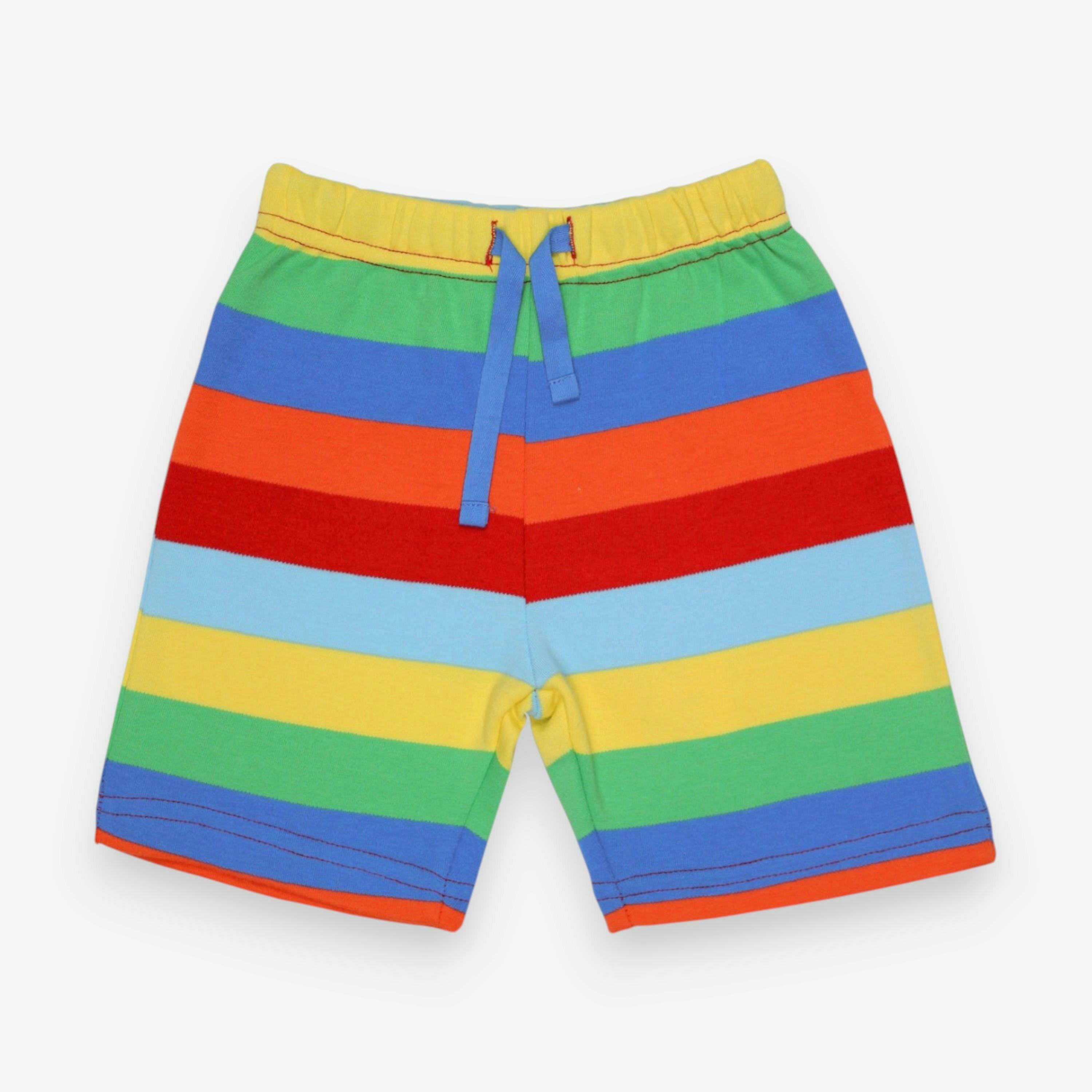 Organic Multi Stripe Shorts , view 1 of 2