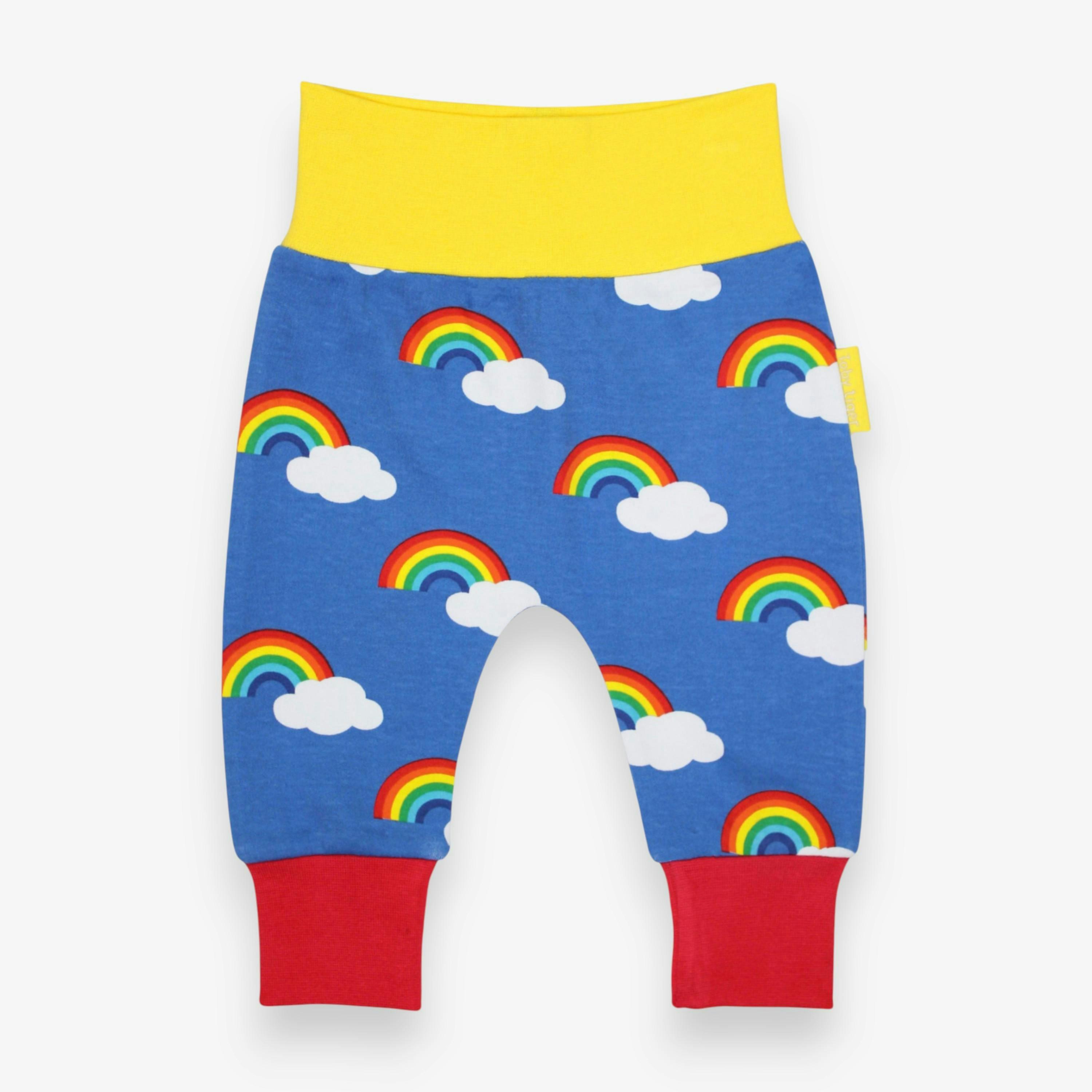 Organic Multi Rainbow Yoga Pants , view 1 of 2